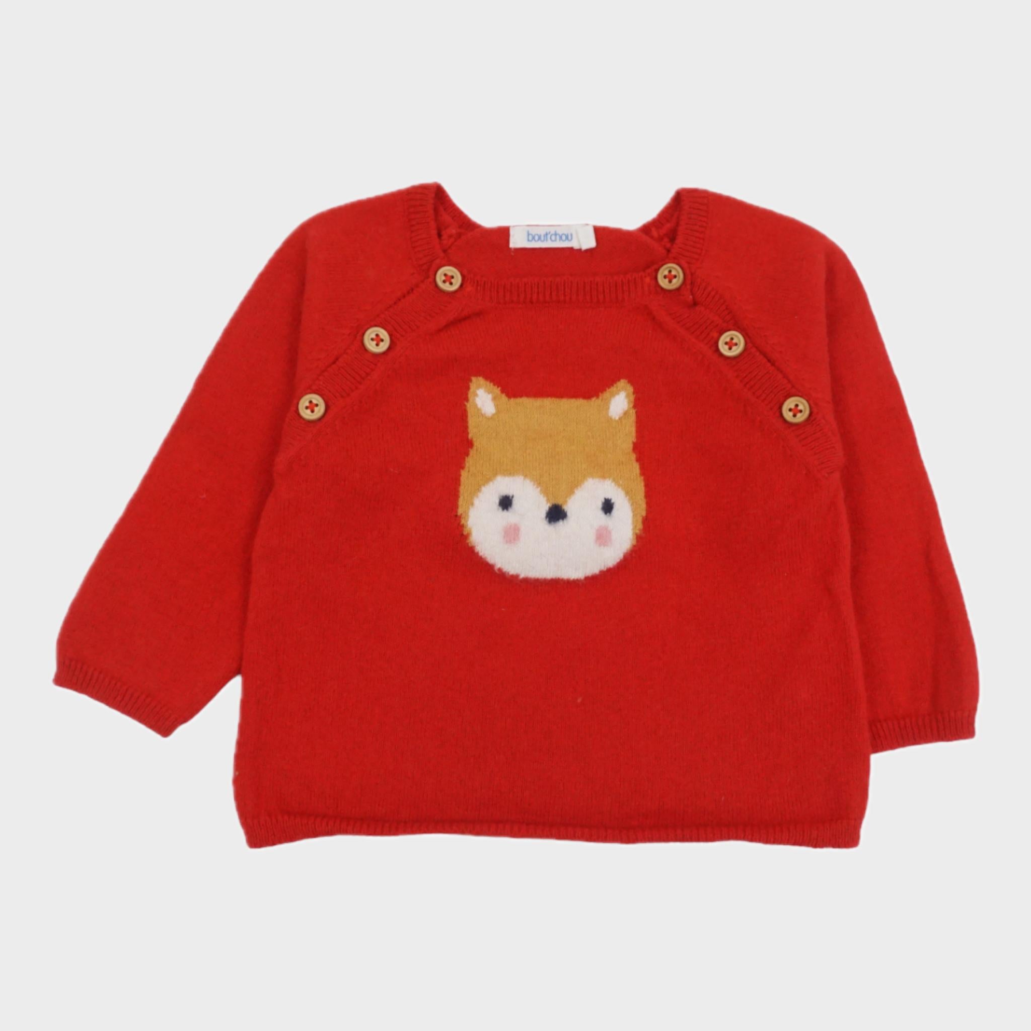 Pull Rouge - 6 mois