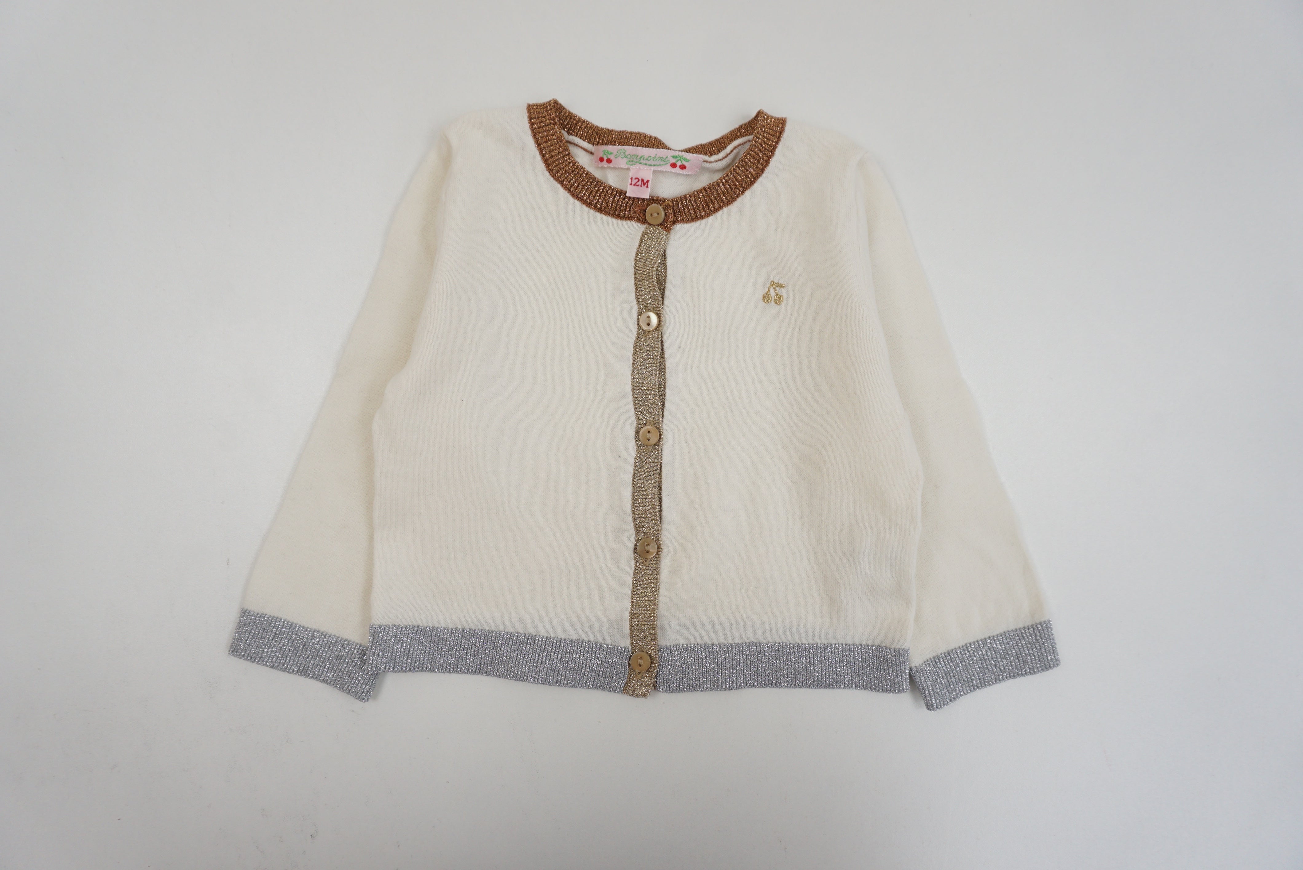 Gilet Ecru - 6/9 mois