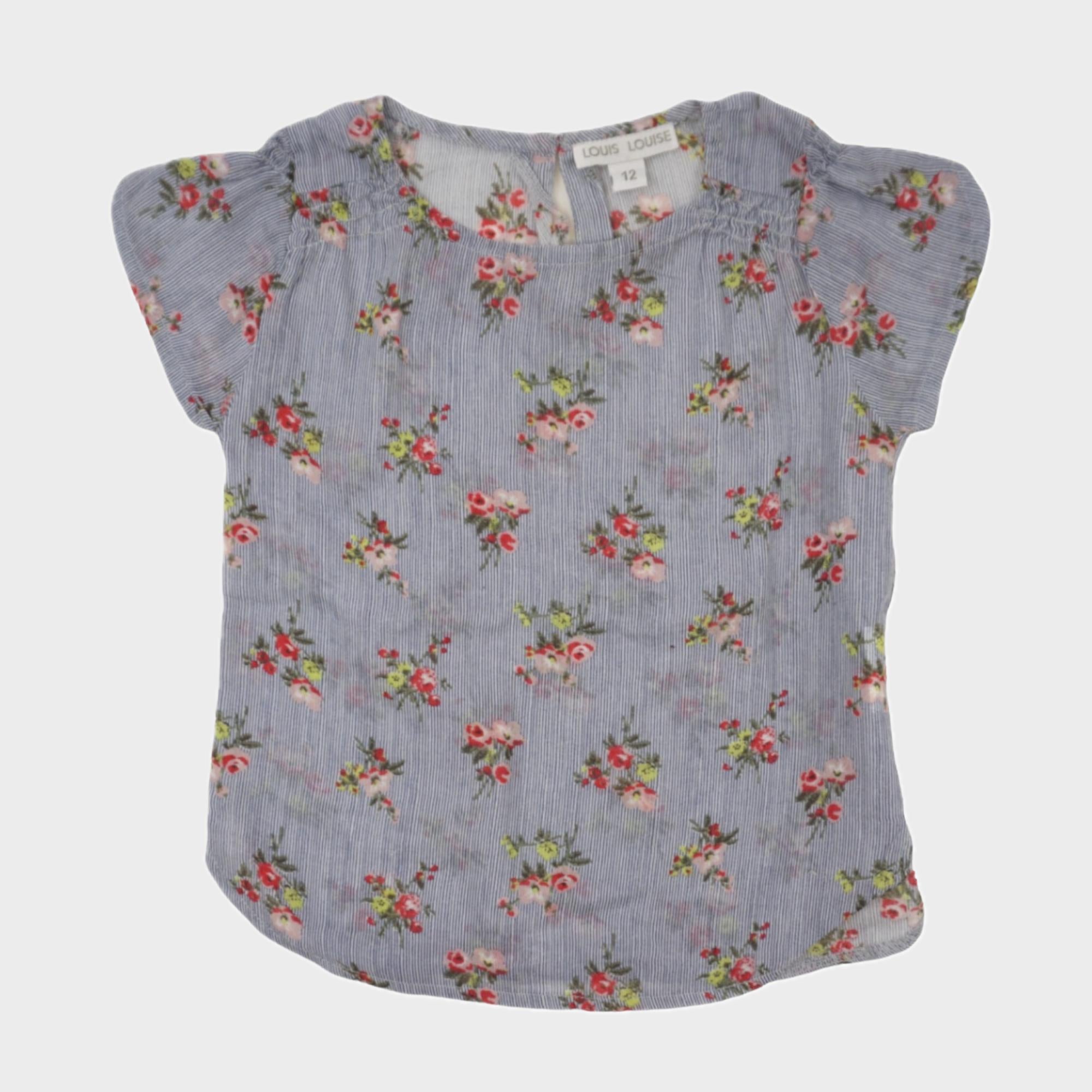 Blouse Bleu - 12 mois