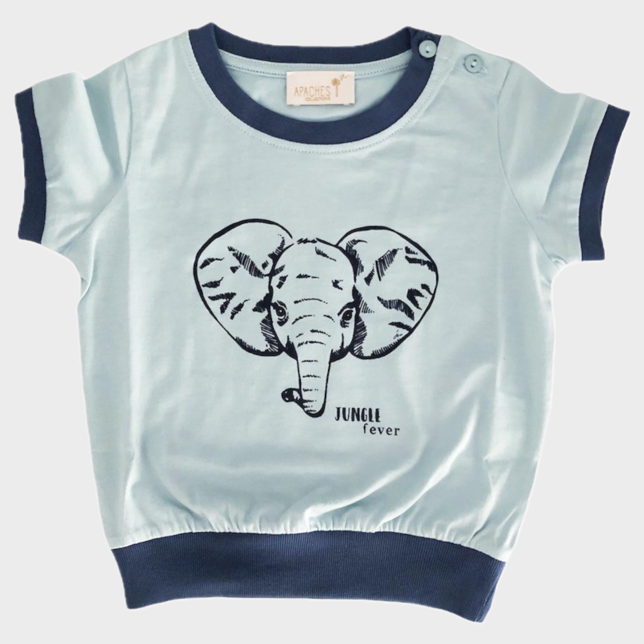 T-shirt Bleu - 12 mois (neuf)