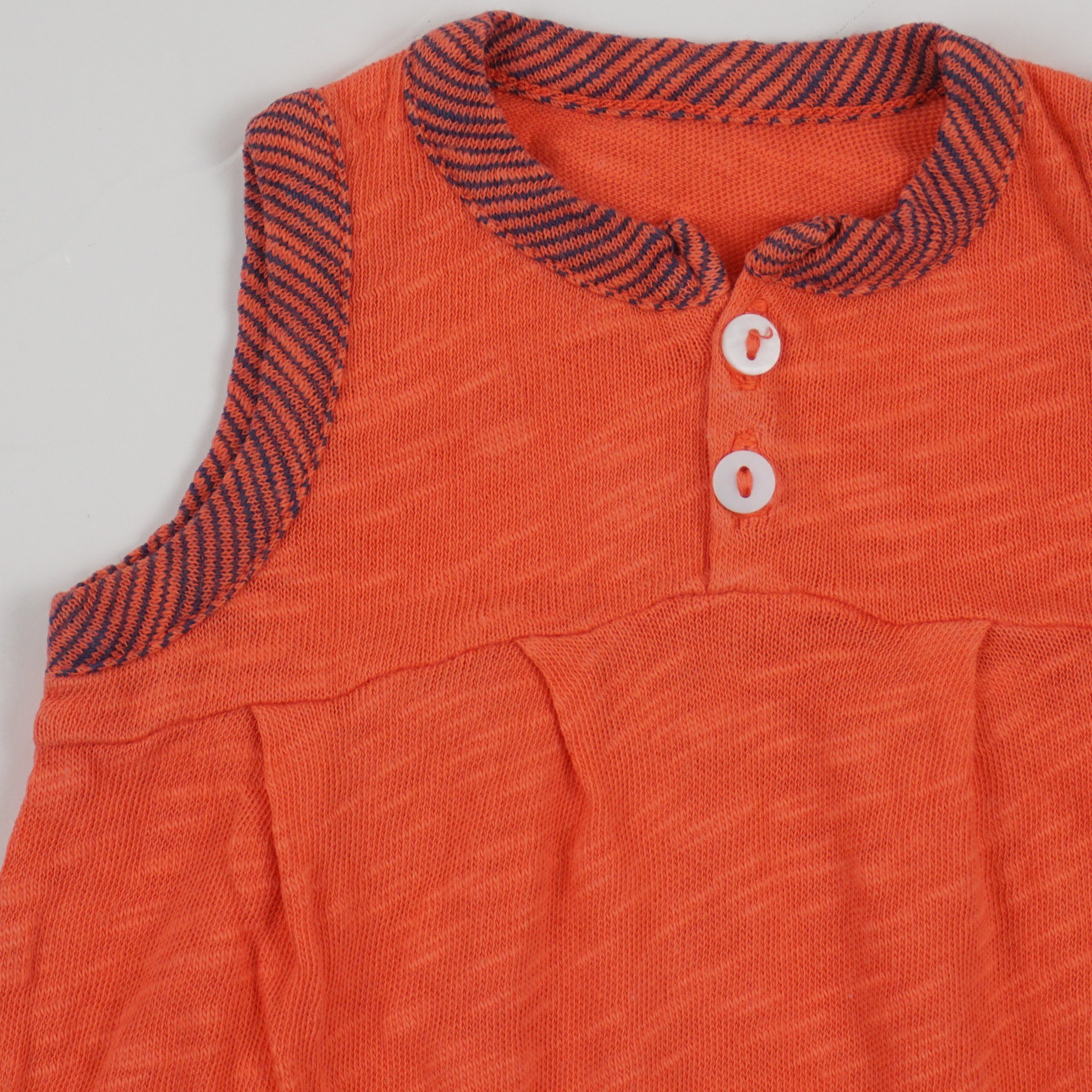 Barboteuse Orange - 0/1 mois