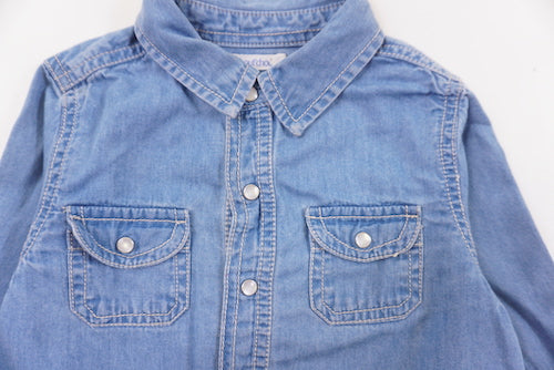 Chemise Bleu - 12 mois