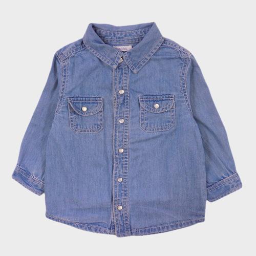 Chemise Bleu - 12 mois