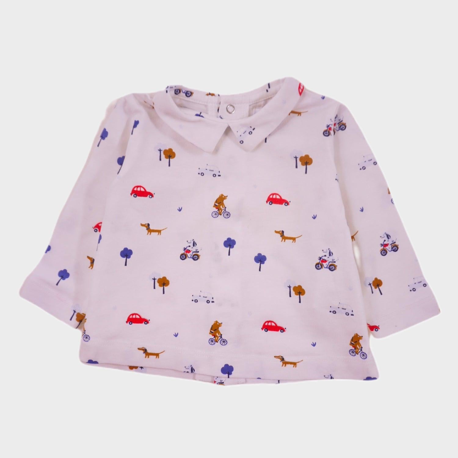 T-shirt Blanc - 3 mois