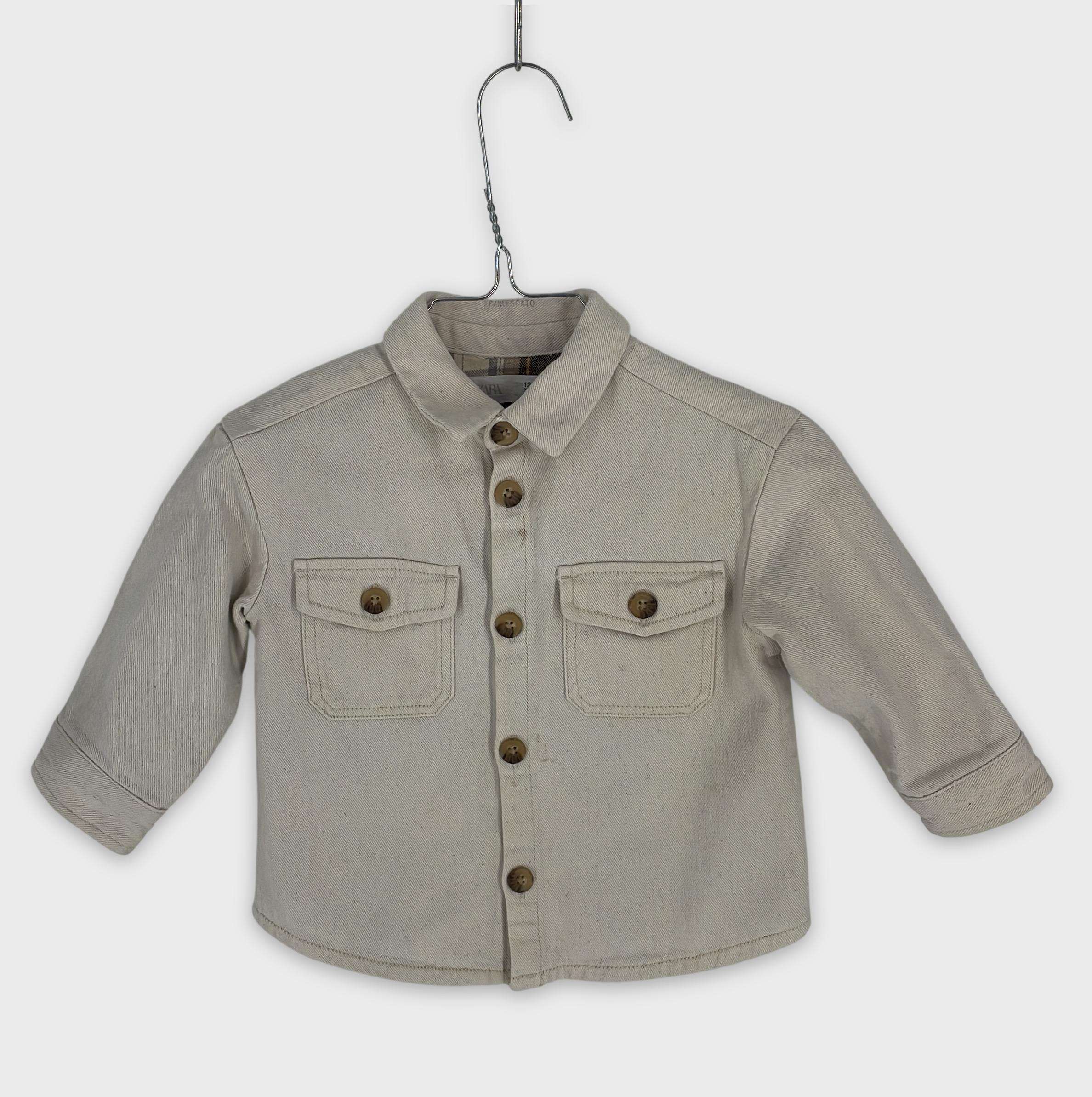 0-Chemise Zara Baby 12-18 Mois