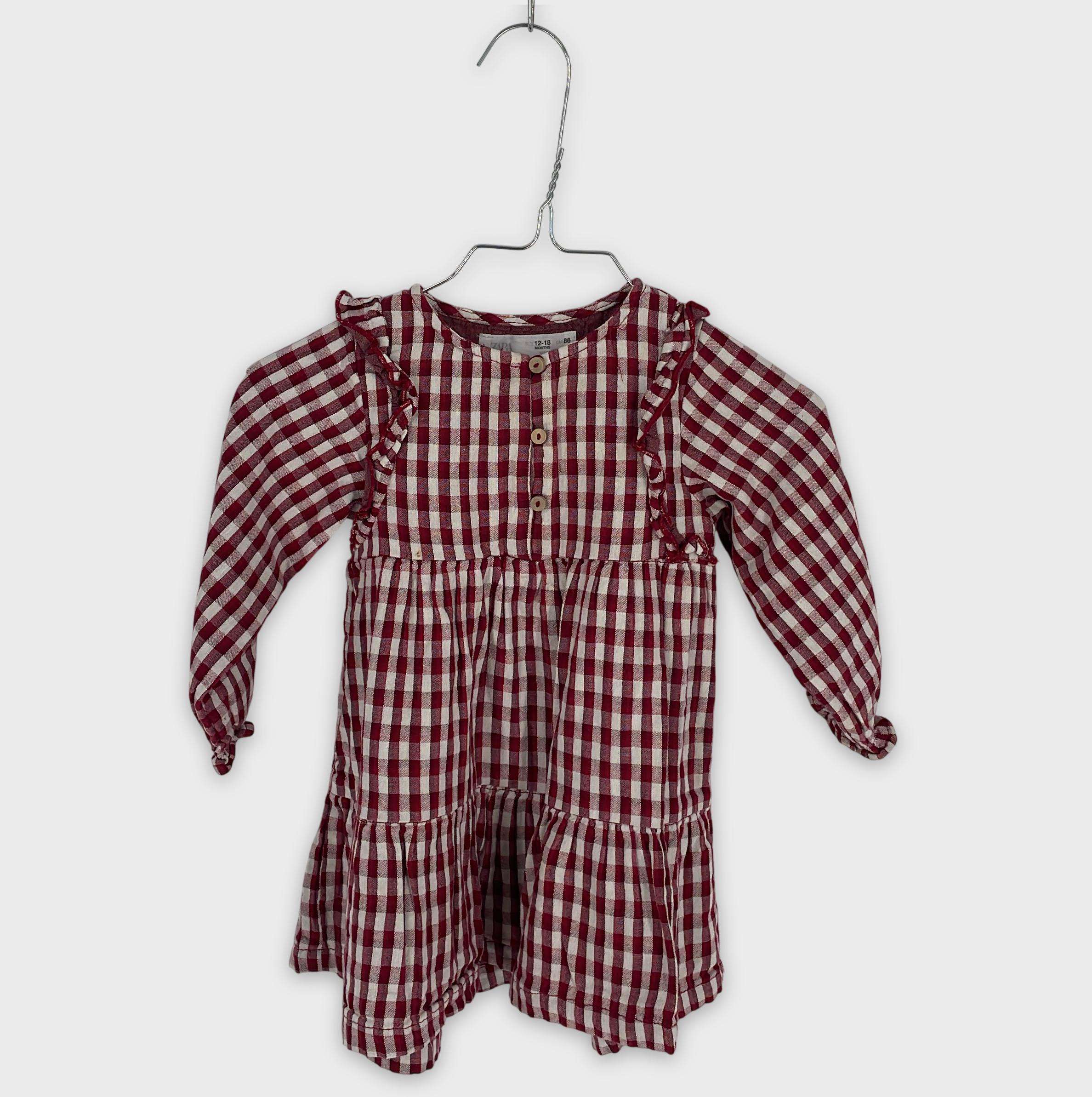 0-Robe Zara Baby 12-18 Mois