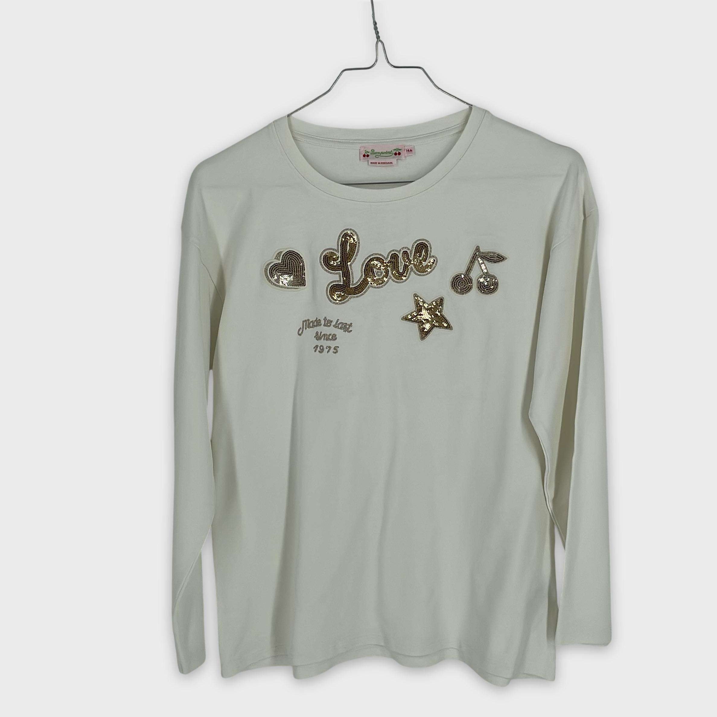0-T-shirt manches longues Bonpoint 14 ans