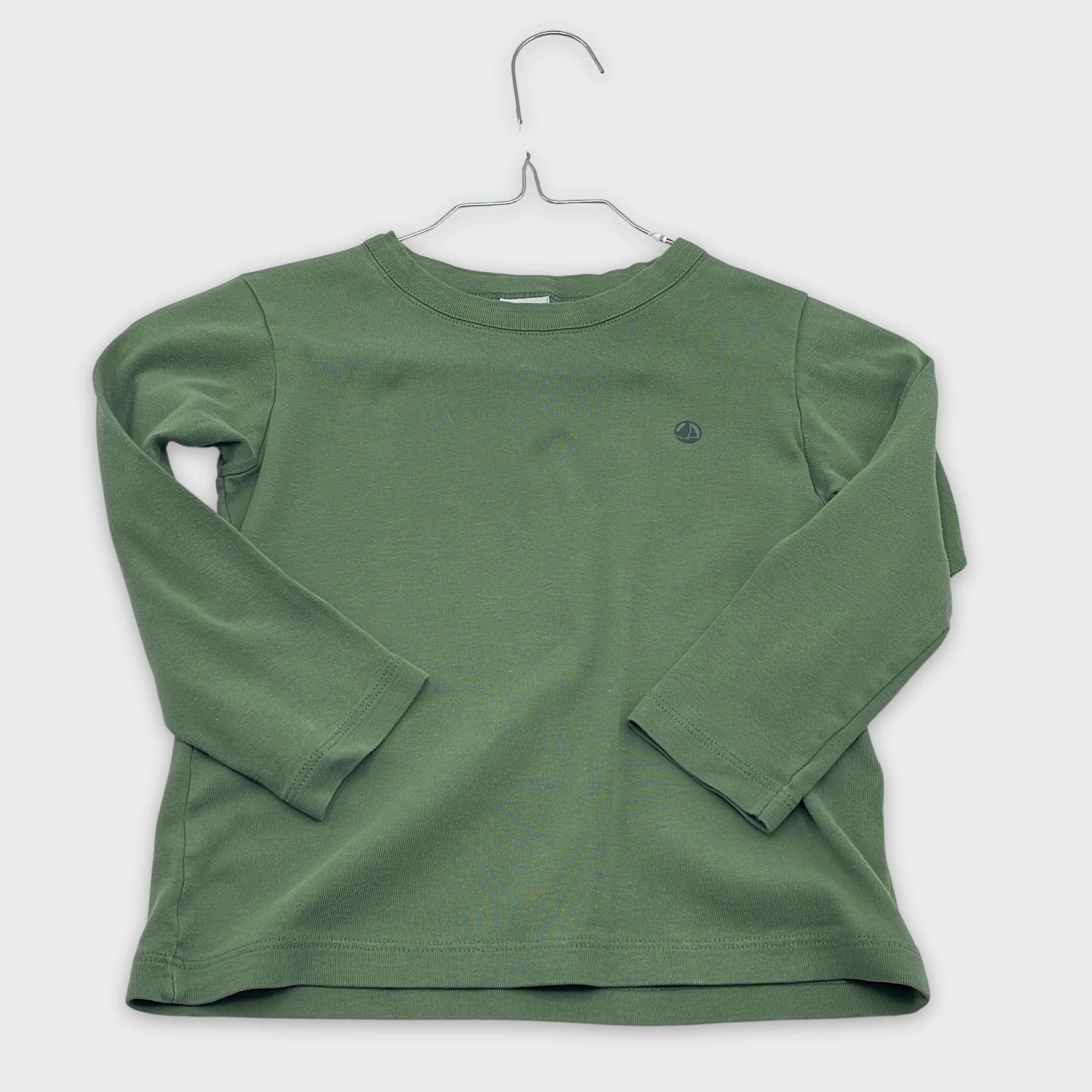 0-T-shirt manches longues Petit Bateau 5 ans
