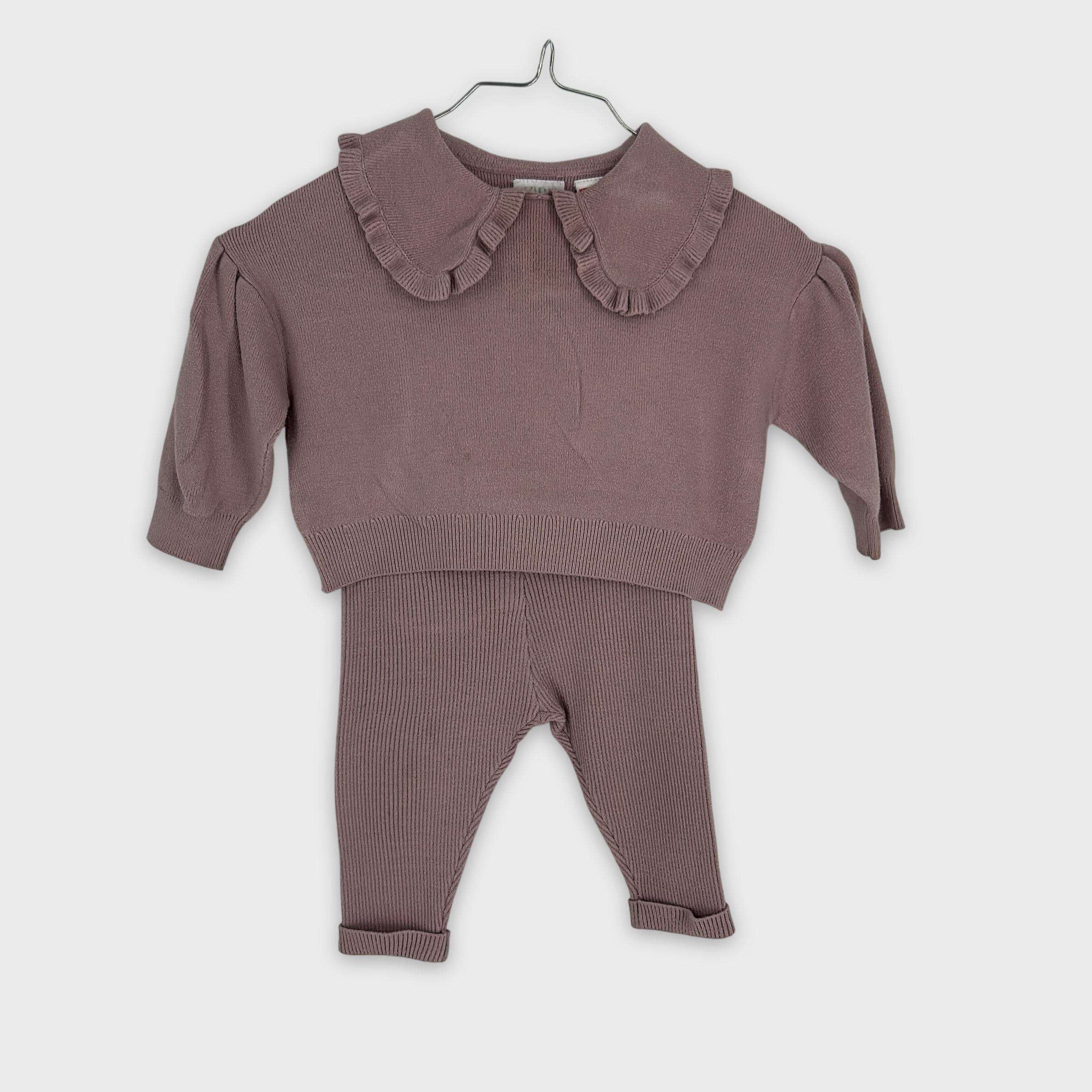 0-Ensemble Zara Baby 9-12 Mois