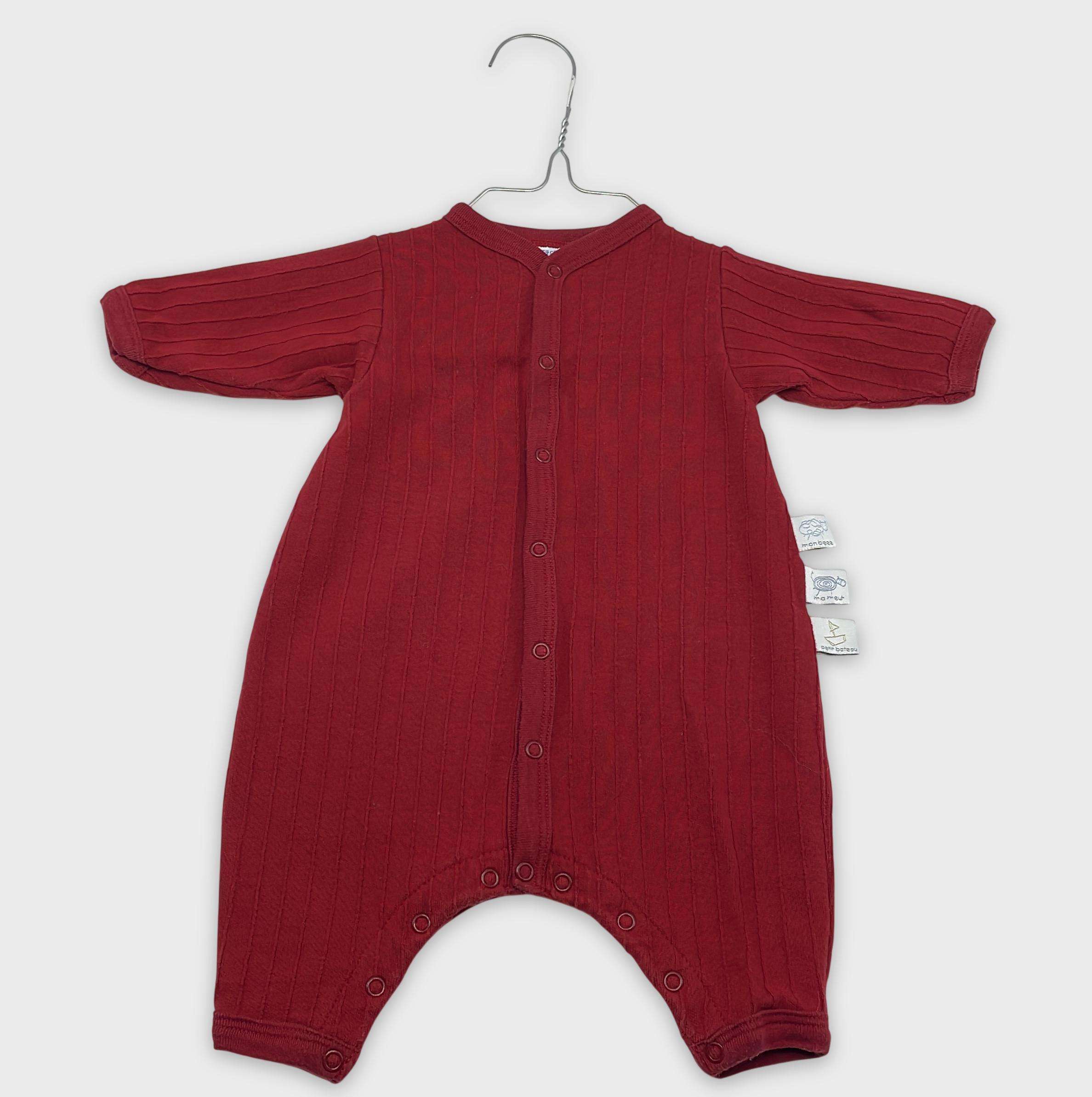 0-Pyjama long Petit Bateau 1 mois
