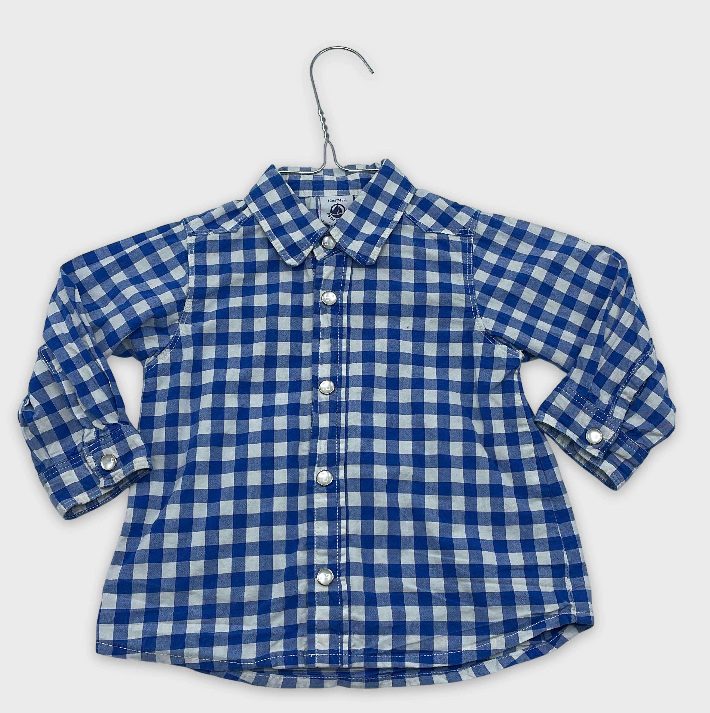 0-Chemise Petit Bateau 12 mois