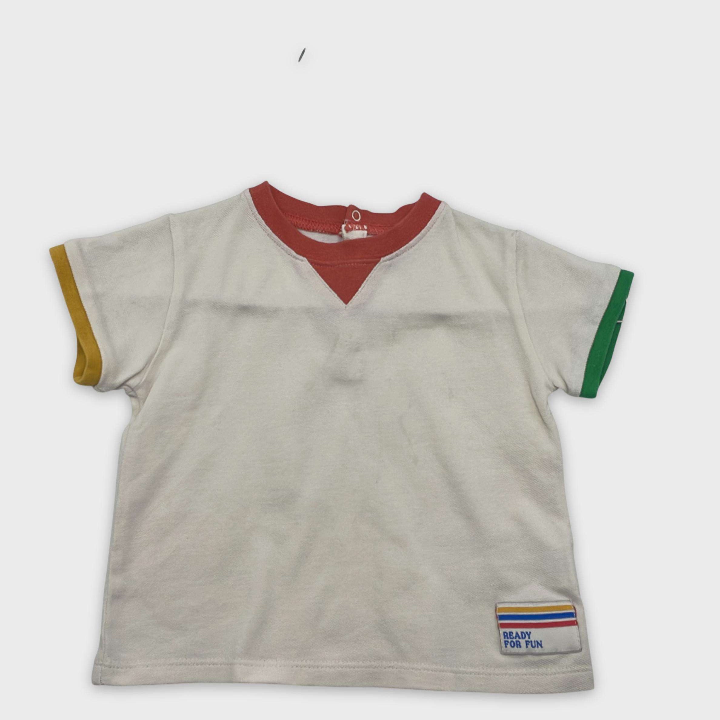 0-T-shirt manches courtes Bout'Chou 18 mois