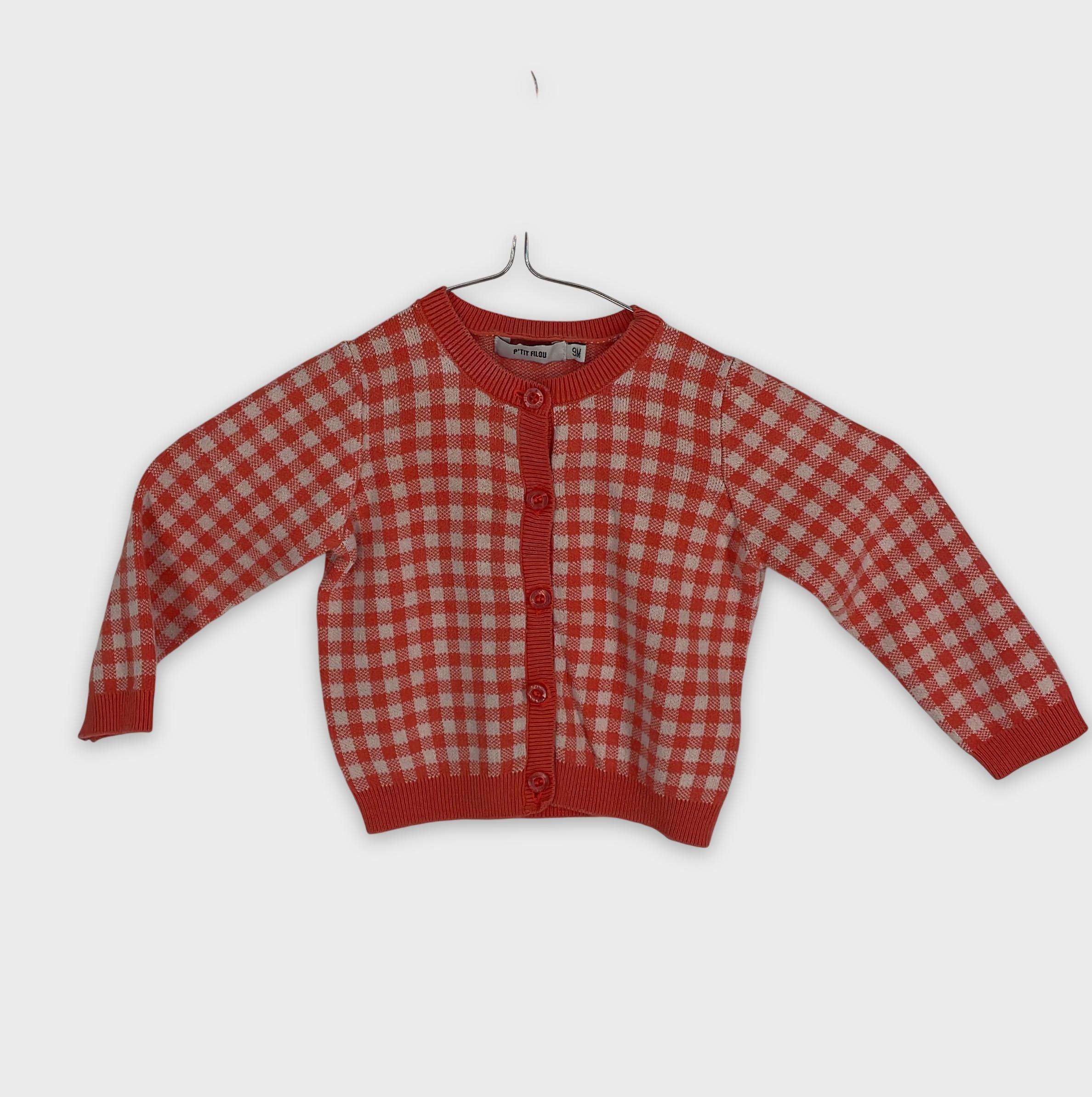 0-Gilet P'tit filou 9 mois