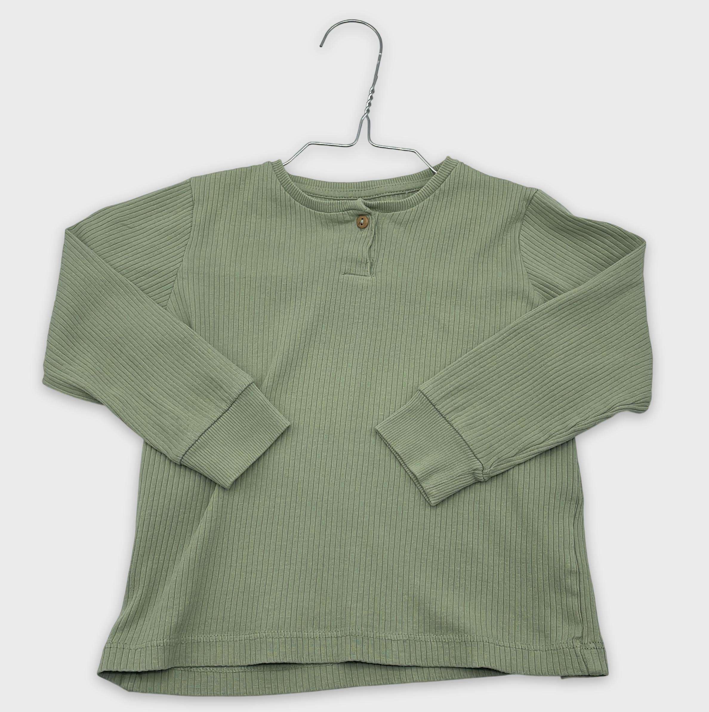 0-T-shirt manches longues Marque Inconnue 6-9 Mois