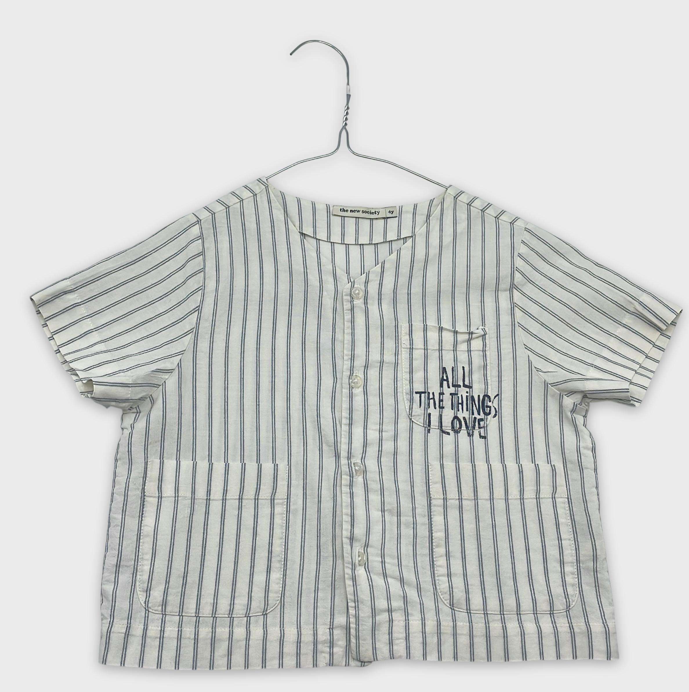 0-Chemise The New Society 4 ans