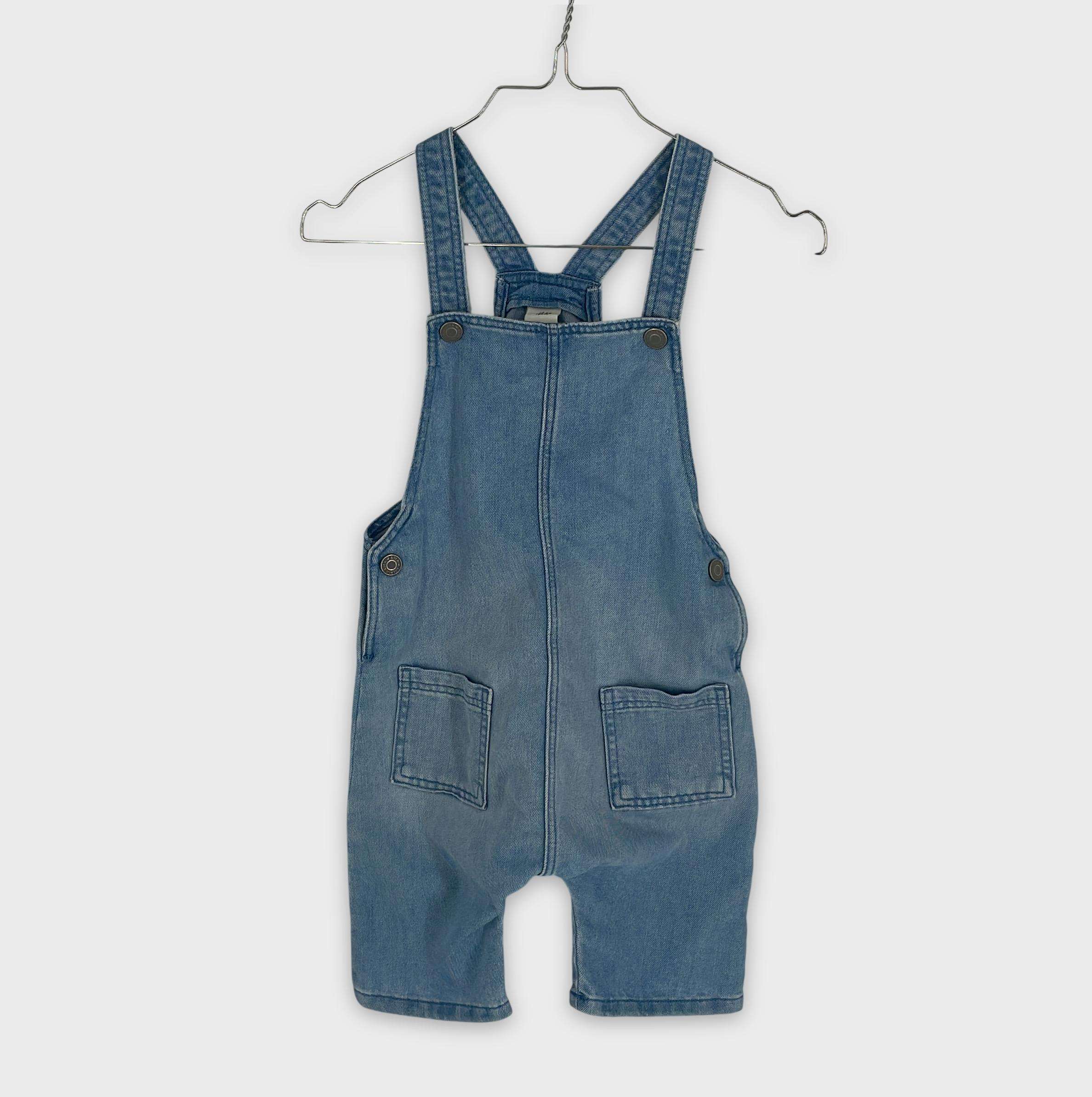 0-Salopette (courte) H&M 12-18 Mois