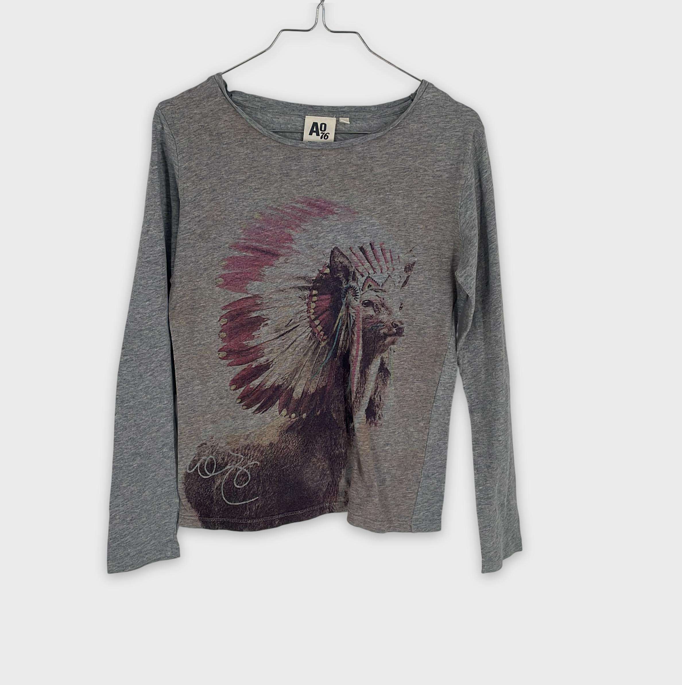 0-T-shirt manches longues American Outfitters 10 ans