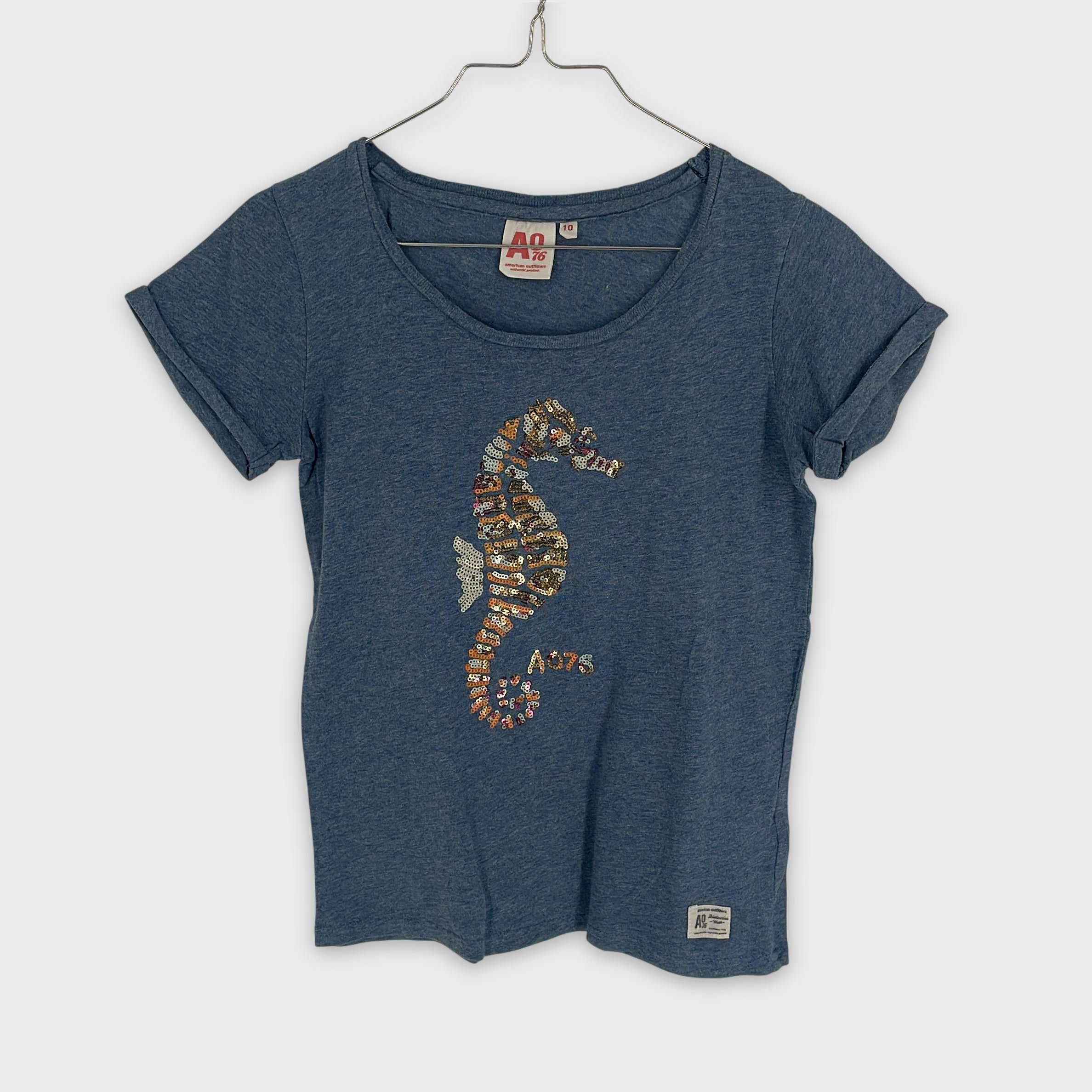 0-T-shirt manches courtes American Outfitters 10 ans