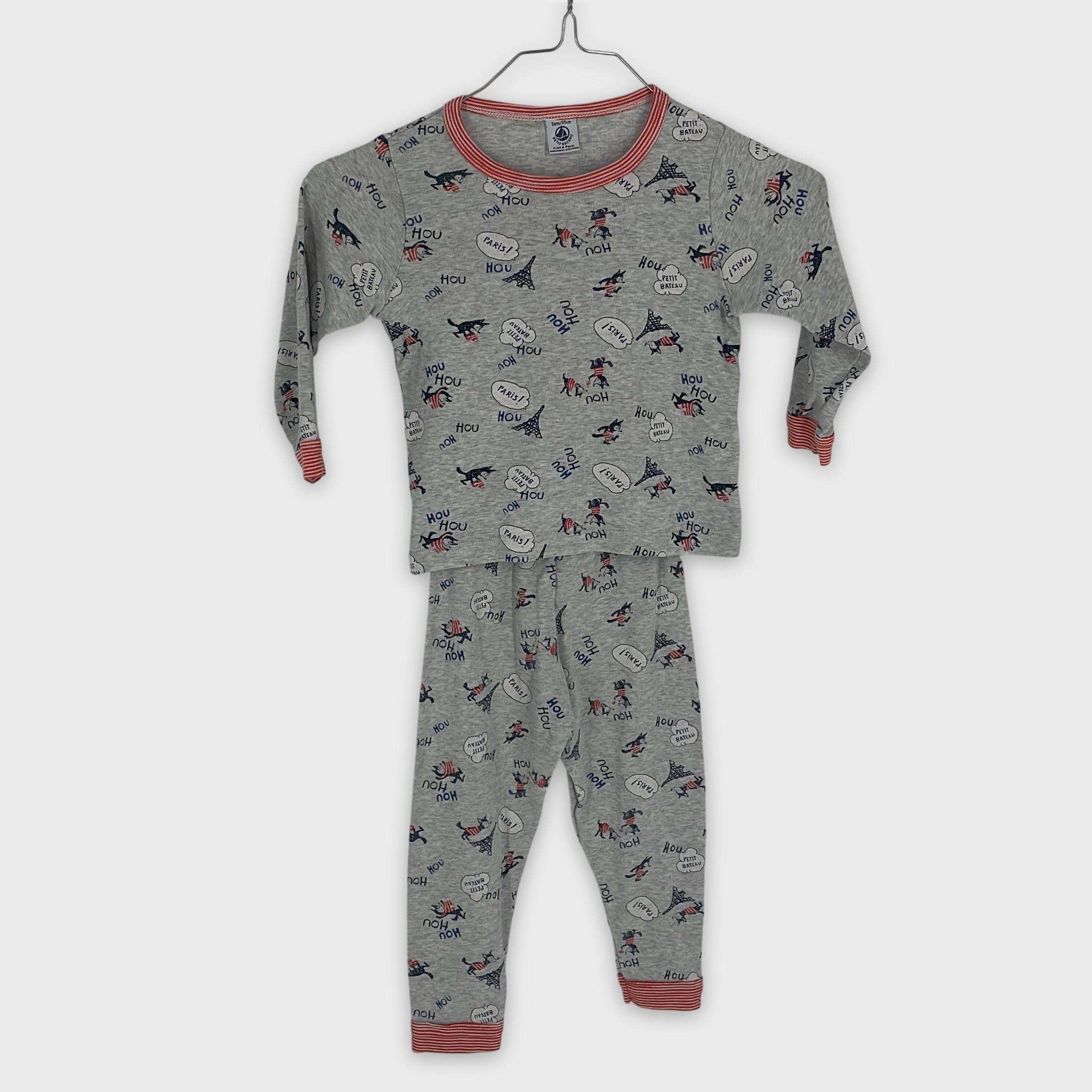 0-Pyjama long Petit Bateau 3 ans