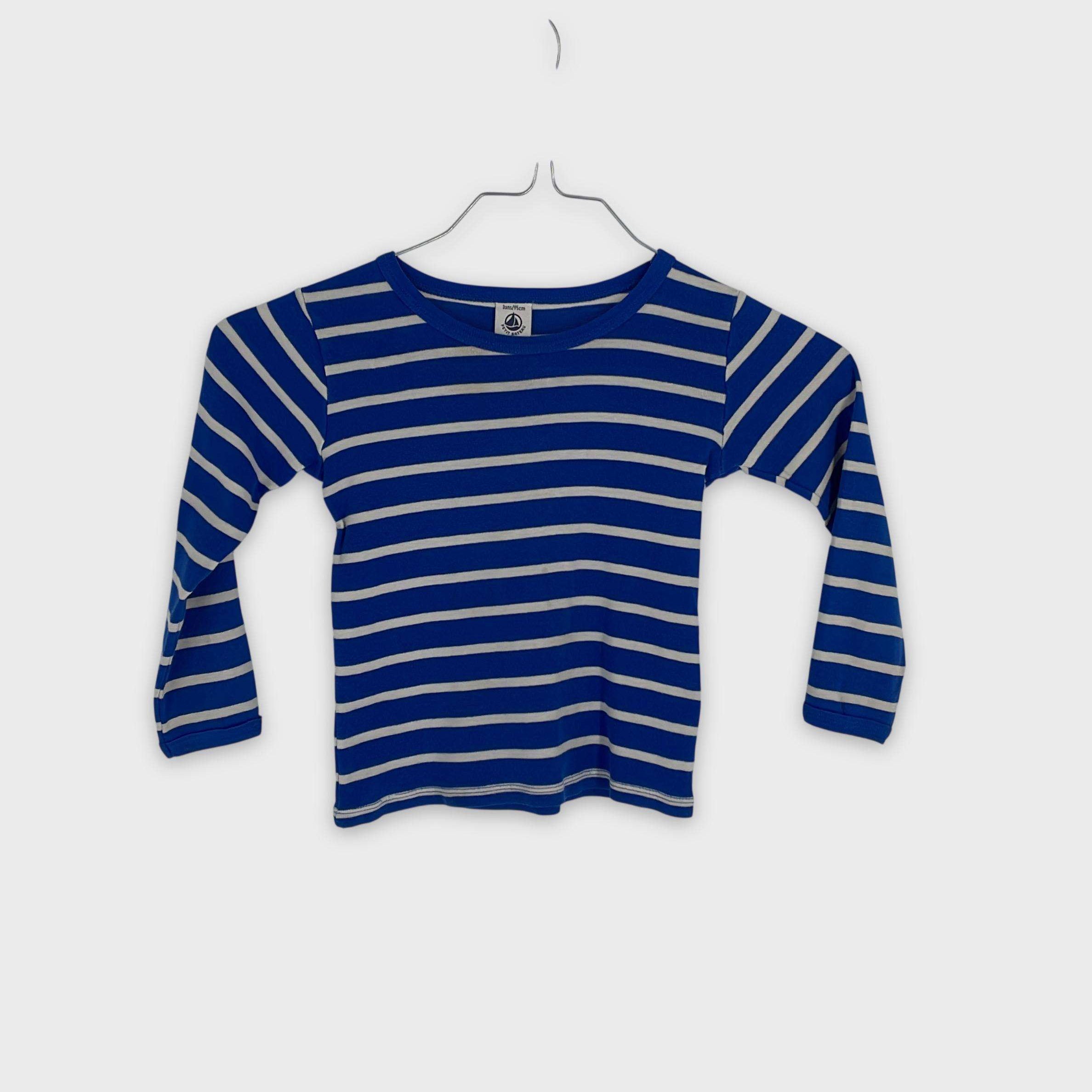 0-T-shirt manches longues Petit Bateau 3 ans