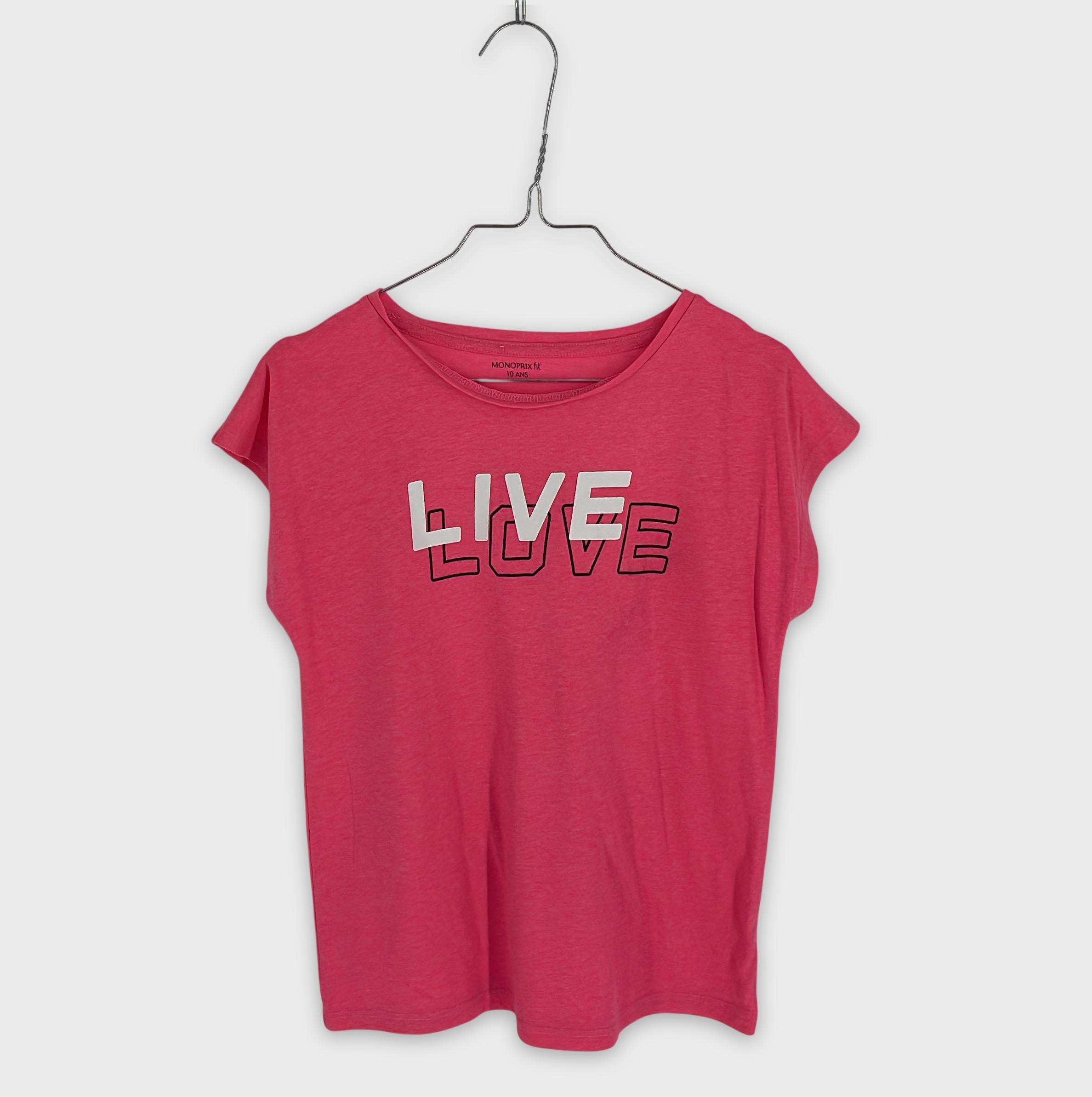 0-T-shirt manches courtes Monoprix 10 ans