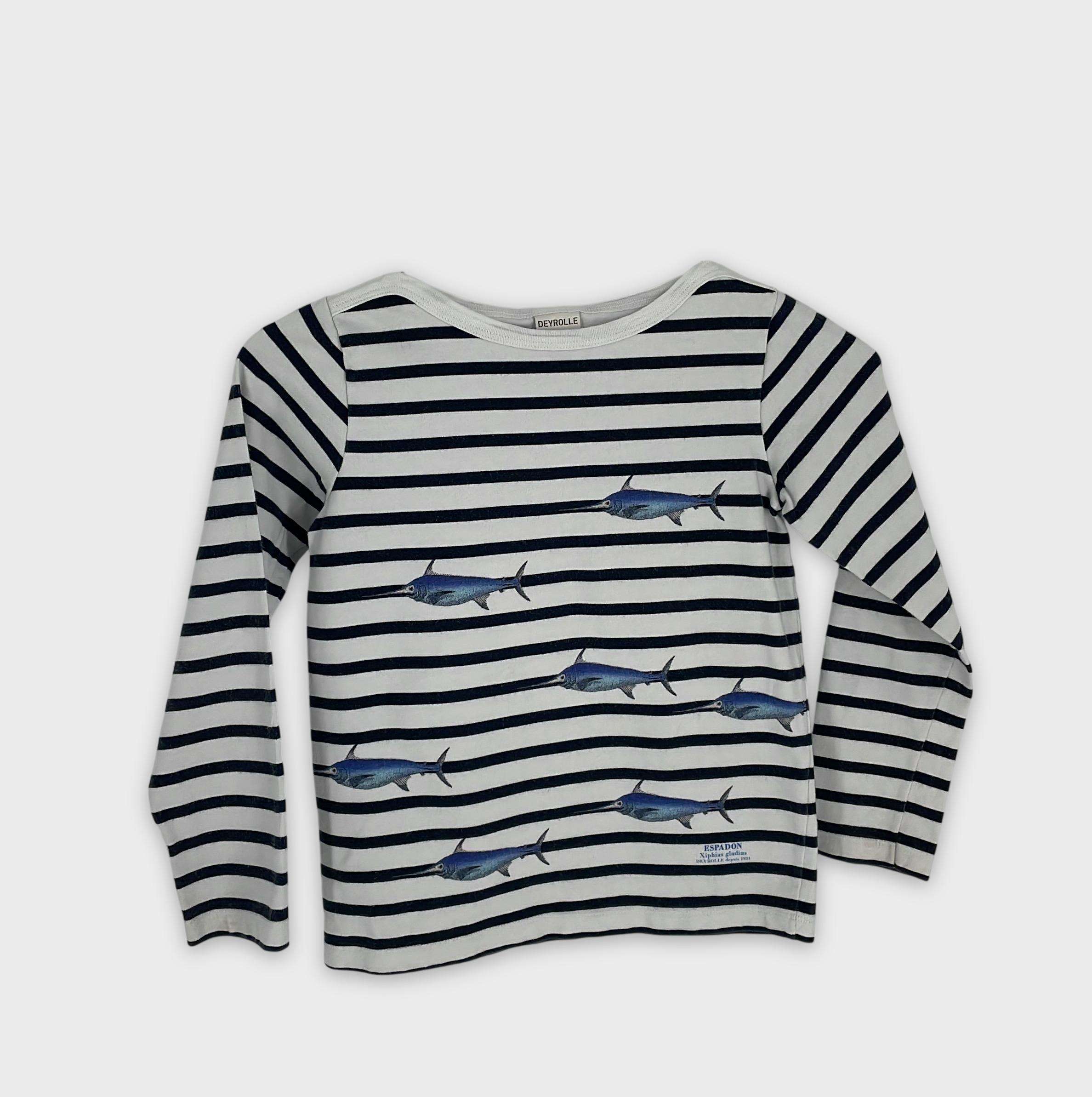 0-T-shirt manches longues Petit Bateau 8 ans
