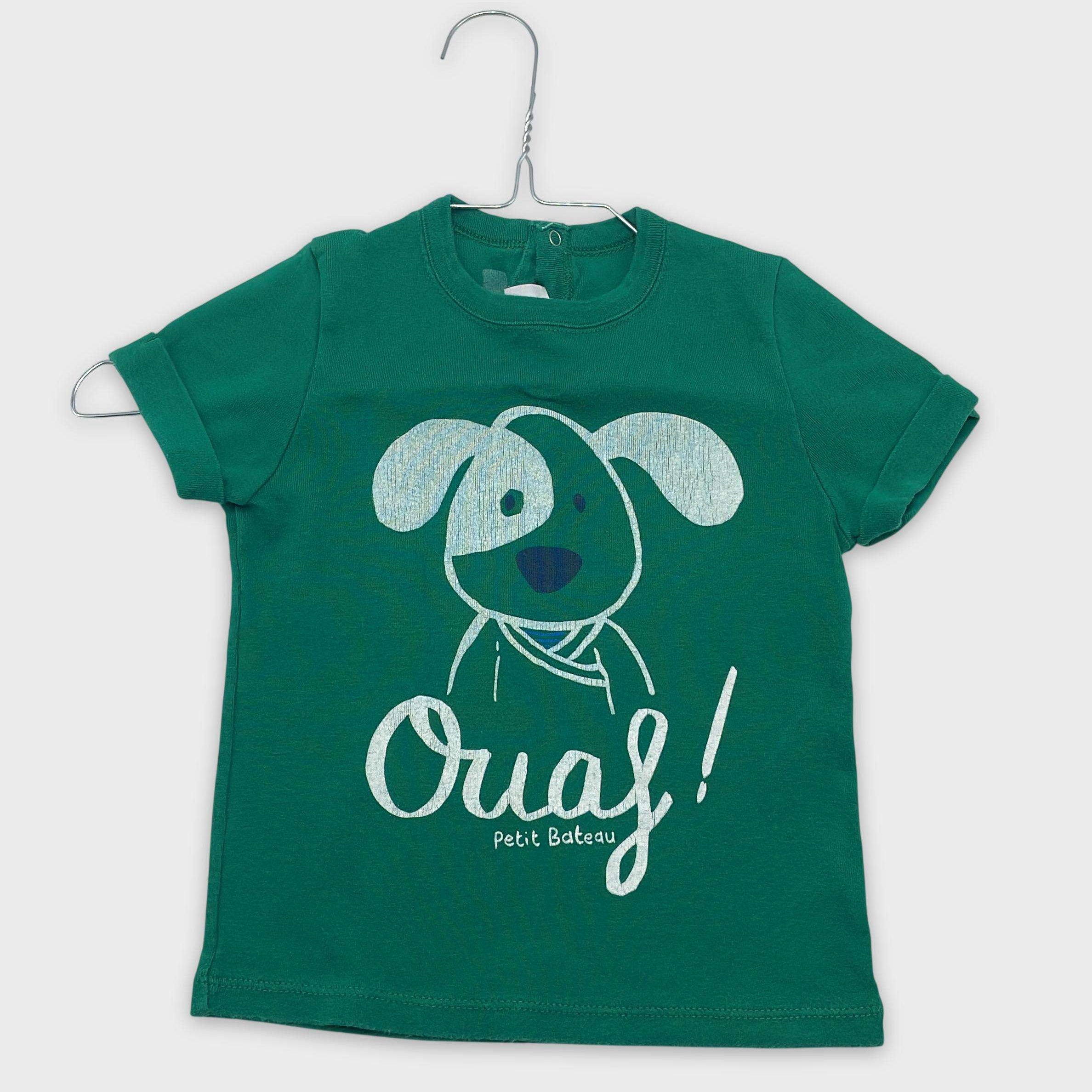 0-T-shirt manches courtes Petit Bateau 3 ans