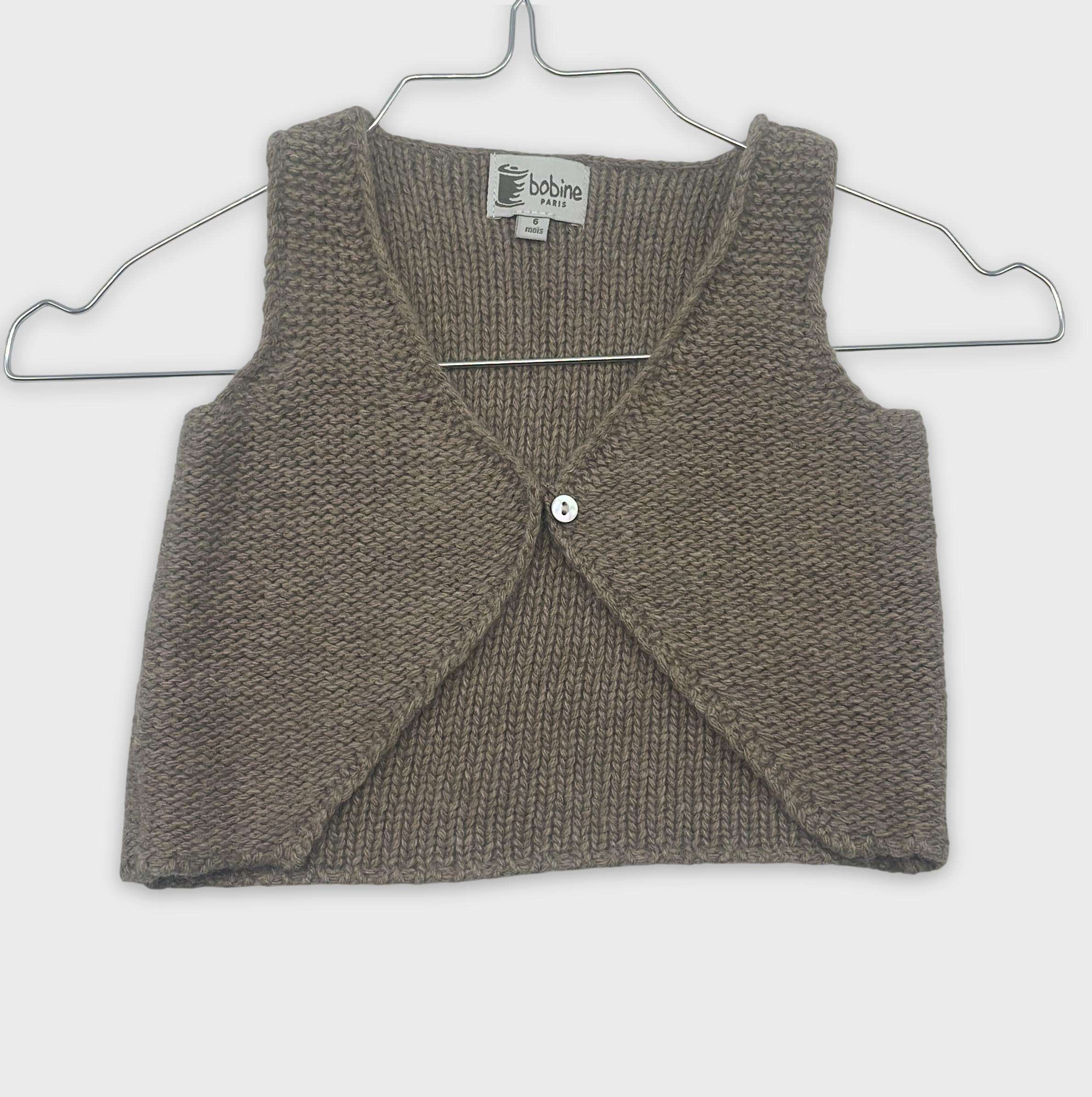 0-Gilet Bobine 6 mois