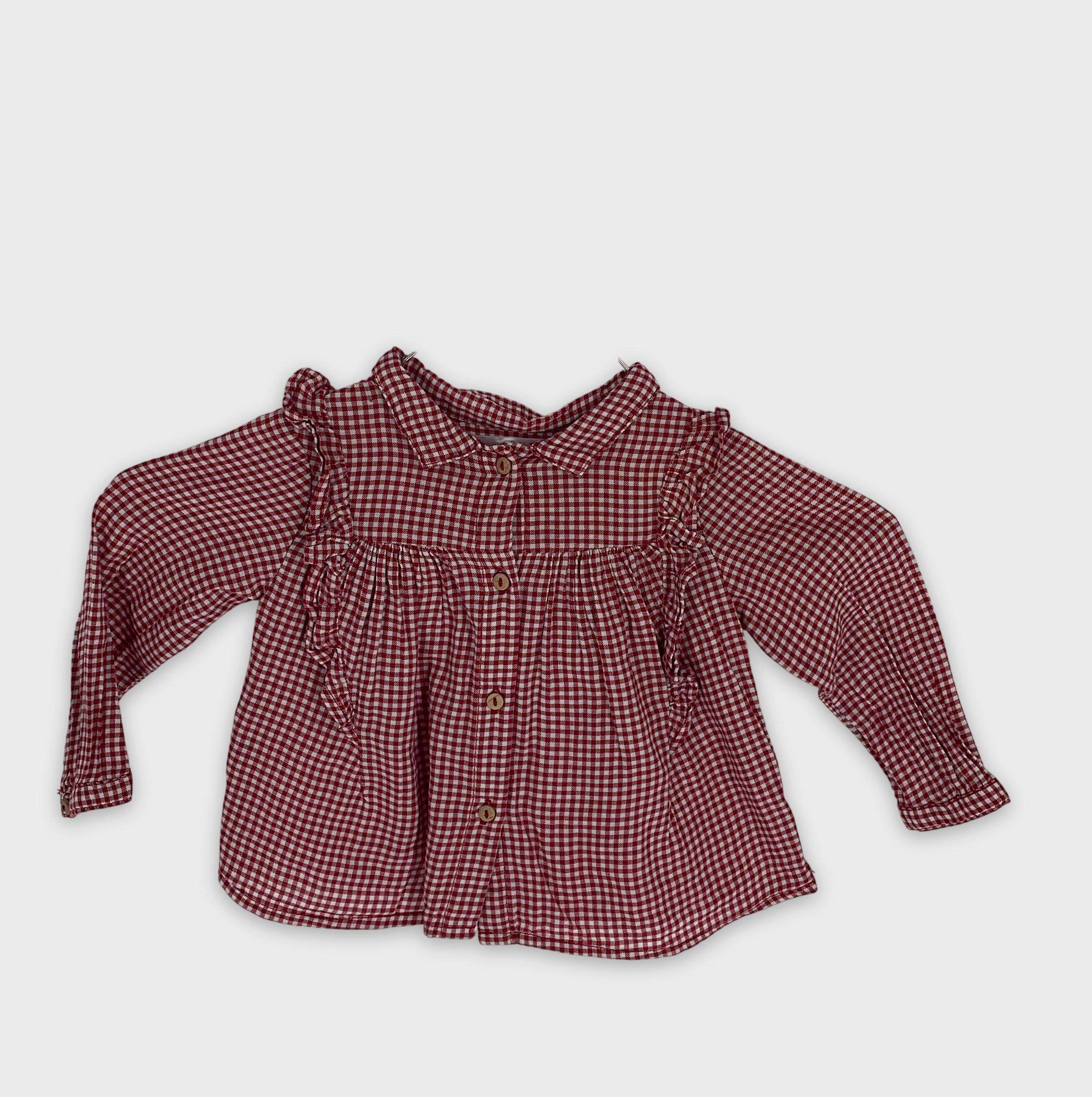0-Chemise/blouse Zara Baby 6-9 Mois