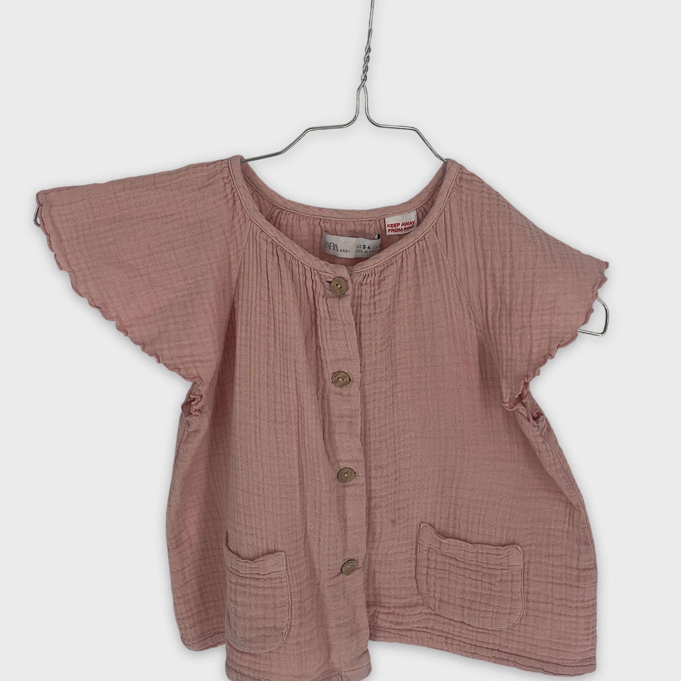 0-Chemise/blouse Zara Kids 3-4 Ans