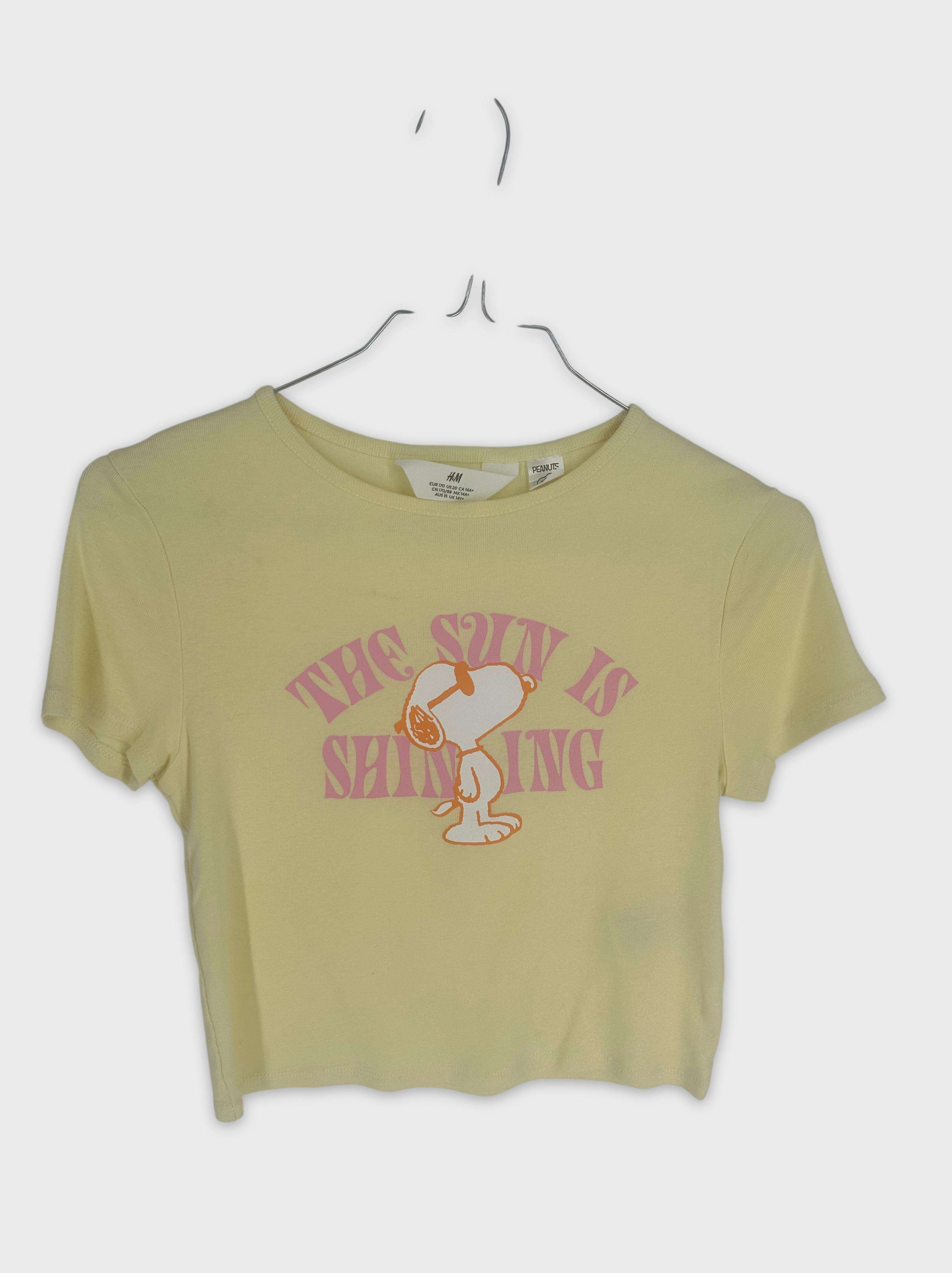 0-T-shirt manches courtes H&M 14 ans
