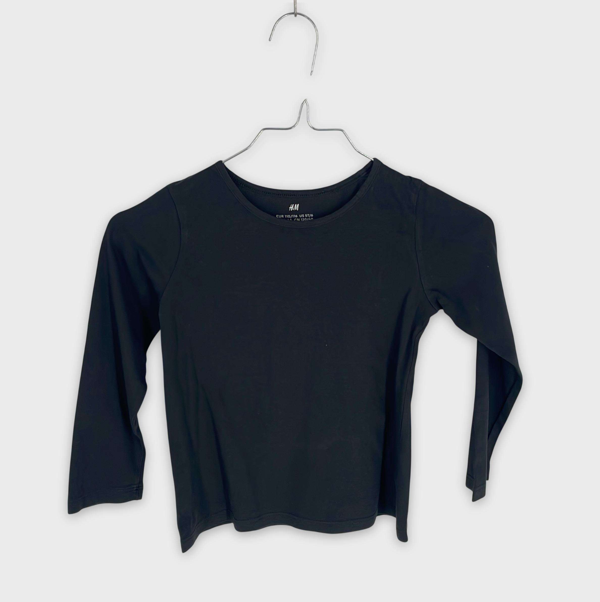 0-T-shirt manches longues H&M 5-6 Ans