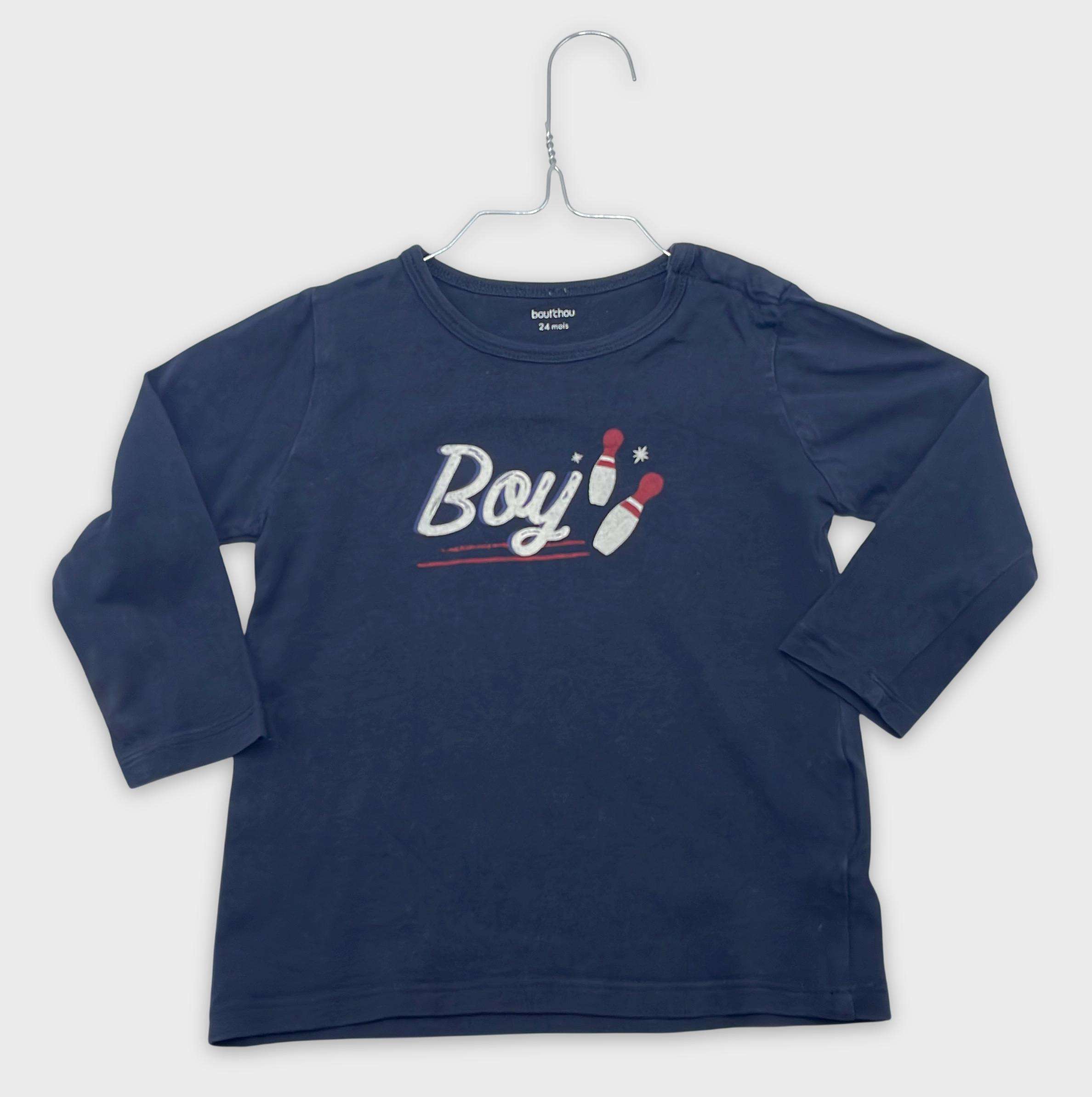 0-T-shirt manches longues Bout'Chou 24 mois