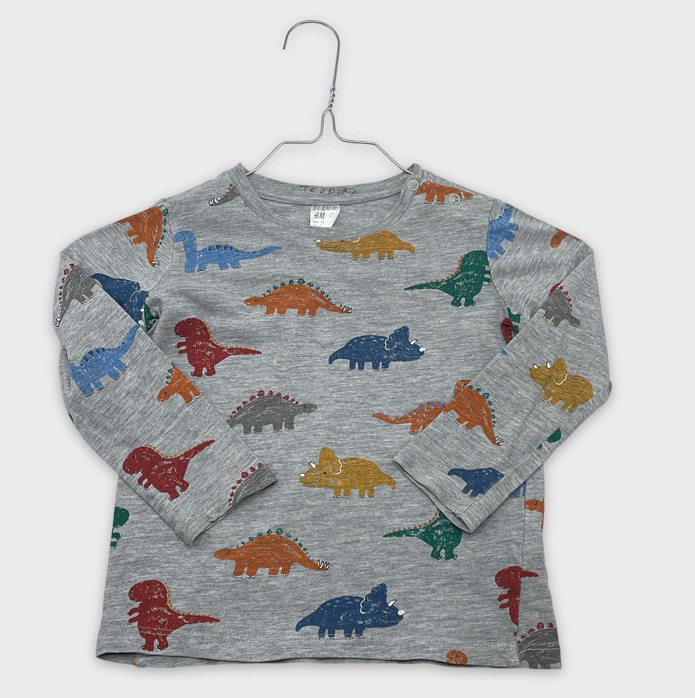 0-T-shirt manches longues H&M 24 mois