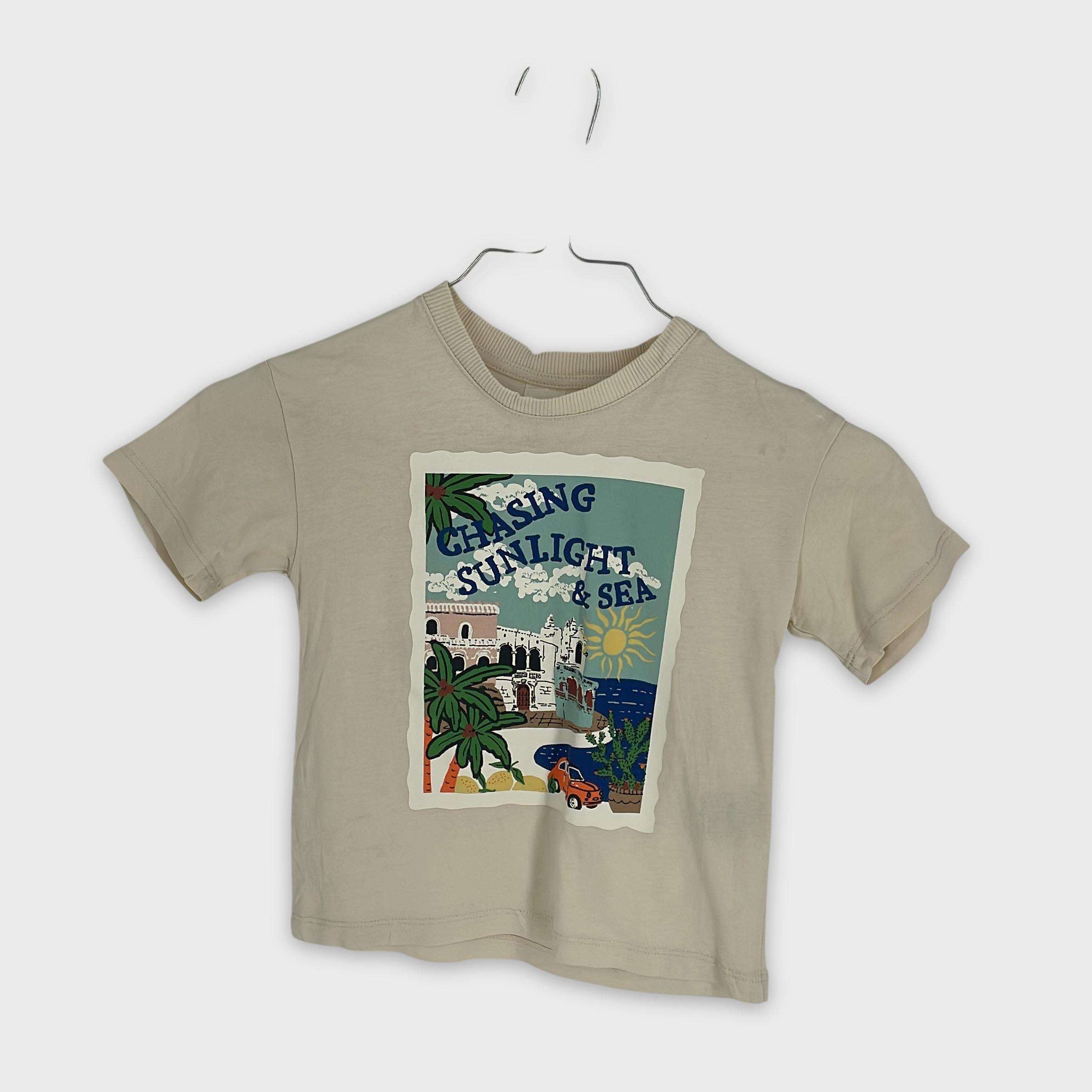 0-T-shirt manches courtes H&M 12-18 Mois