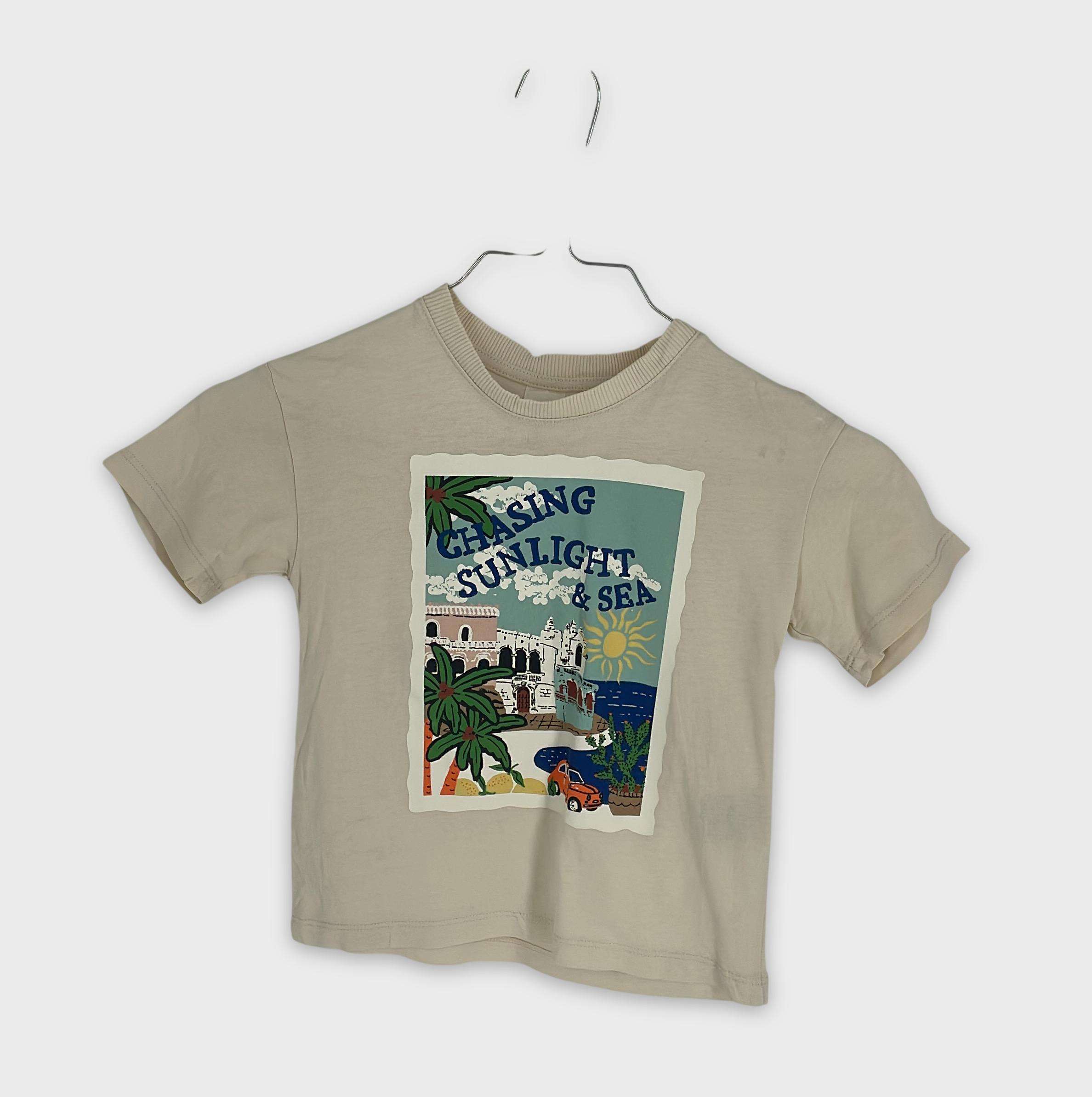 0-T-shirt manches courtes H&M 12-18 Mois