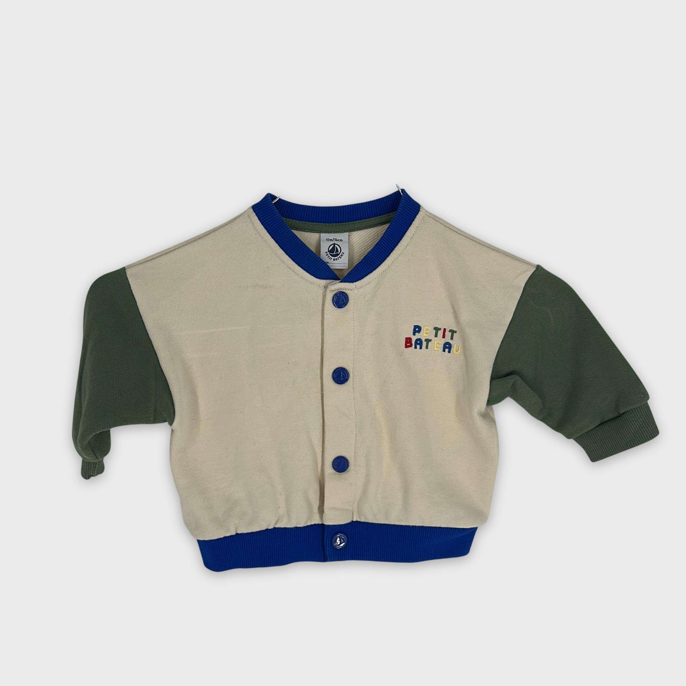 0-Gilet Petit Bateau 12 mois