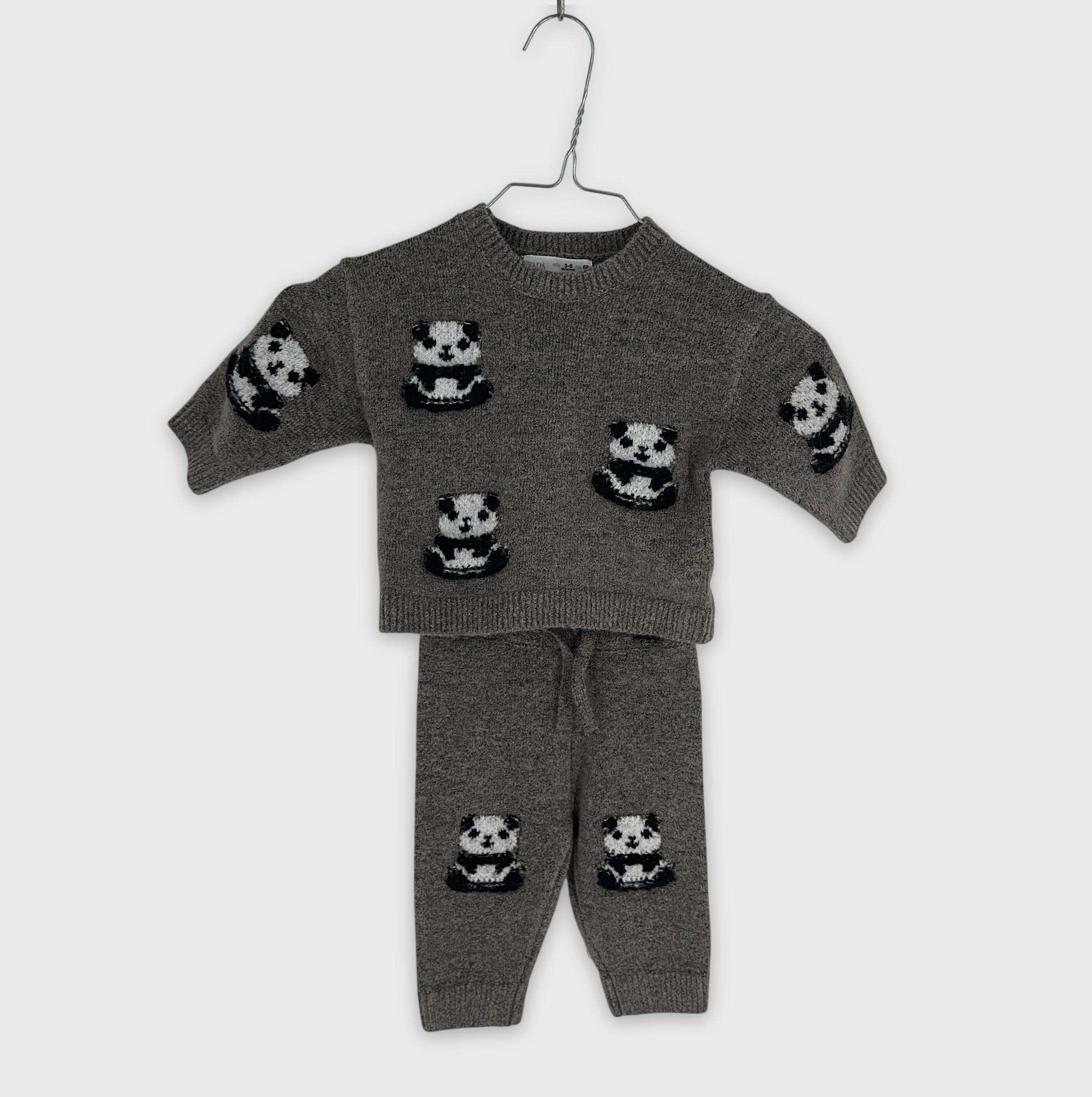 0-Ensemble Zara Baby 3-6 Mois