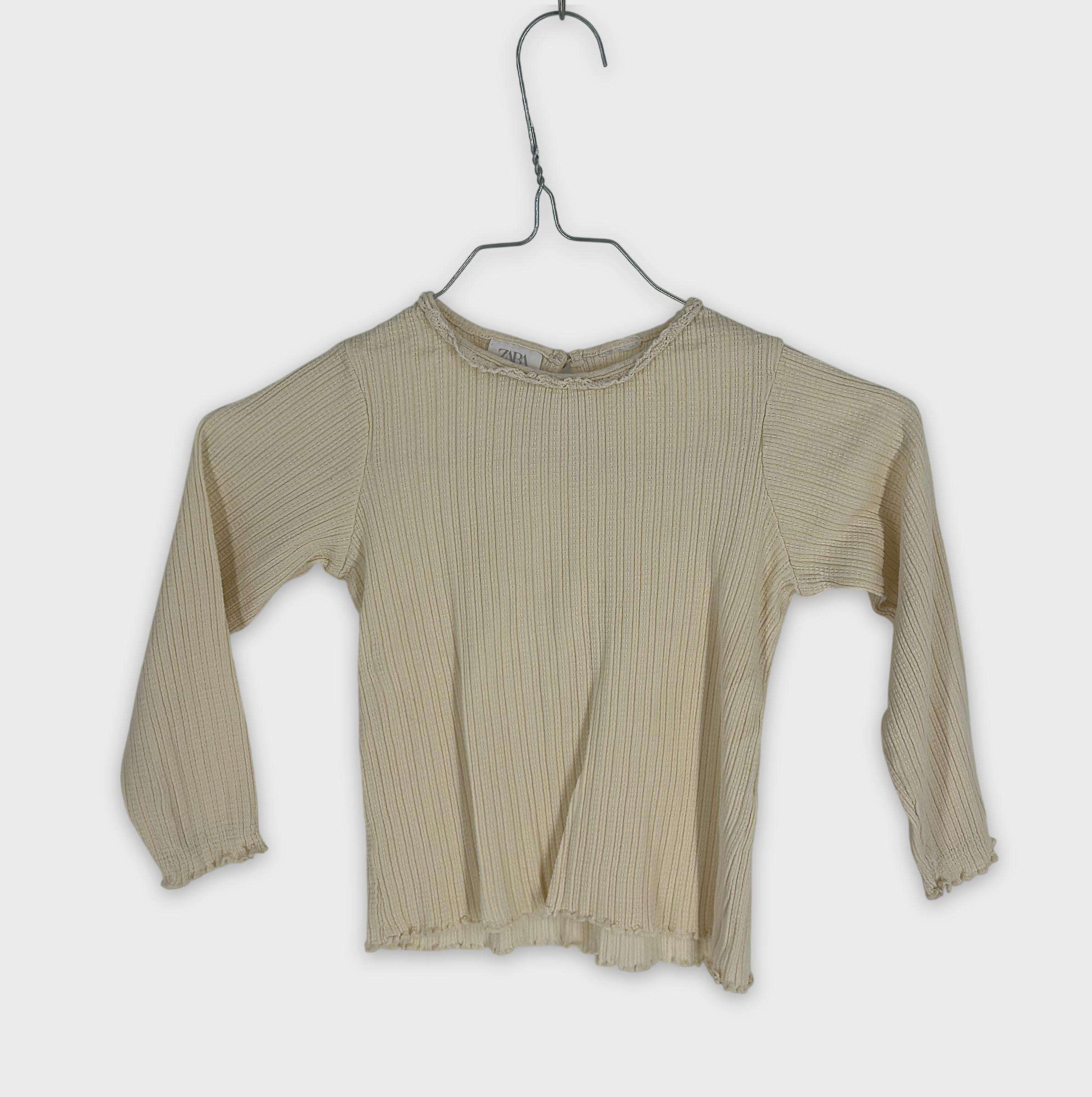 0-T-shirt manches longues Zara Kids 4-5 Ans
