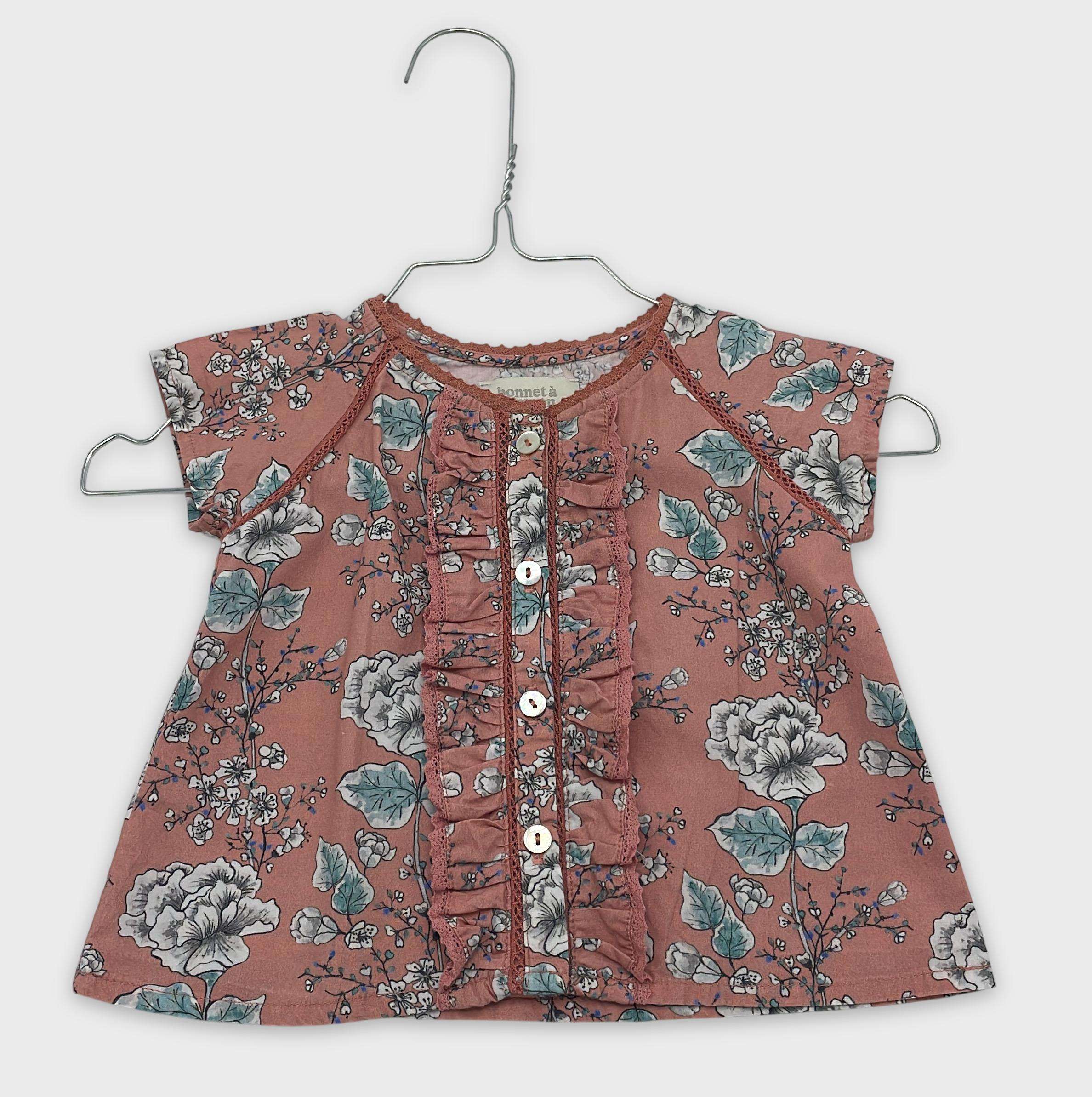 0-Chemise/blouse Bonnet À Pompon 6 mois