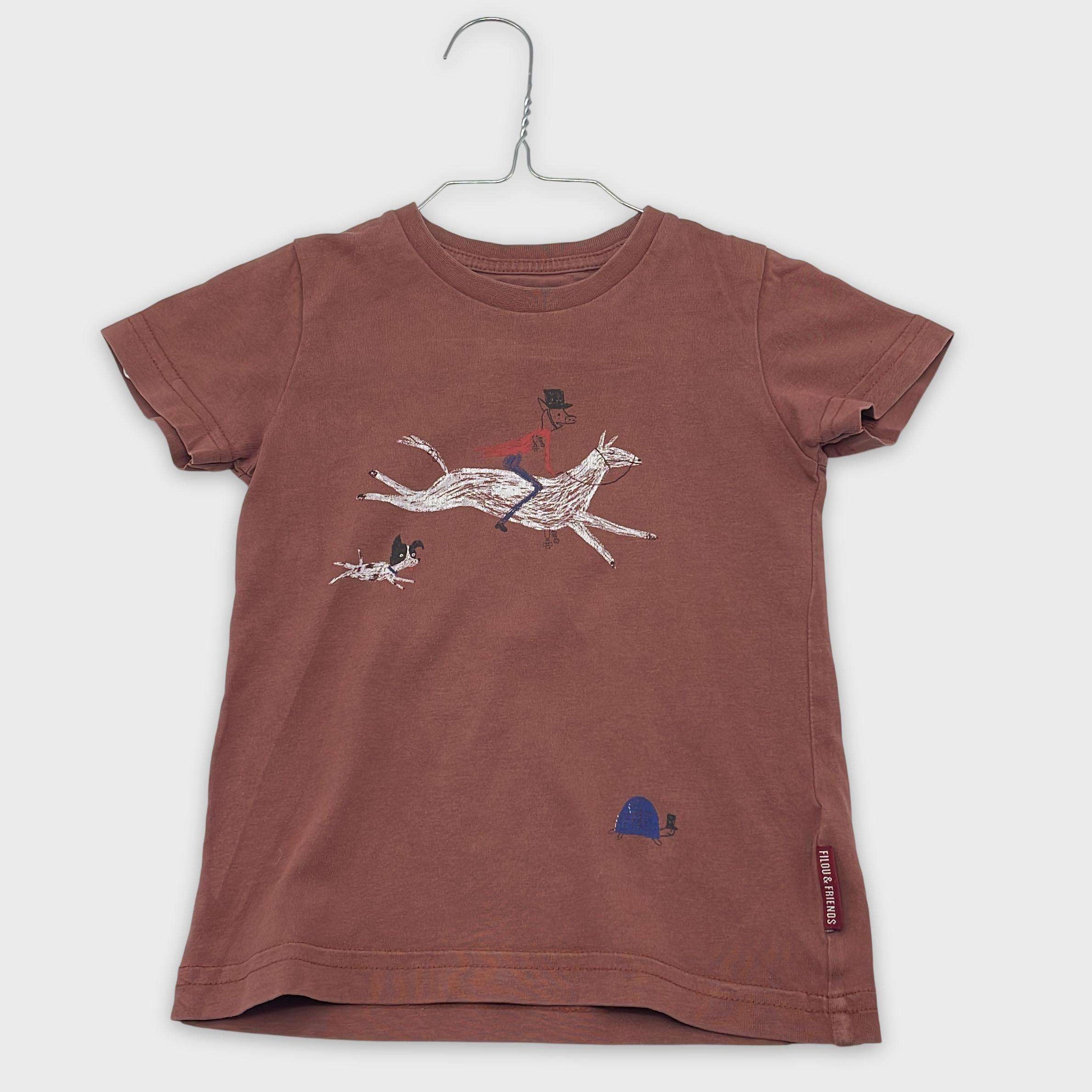 0-T-shirt manches courtes Filou & friends 3 ans