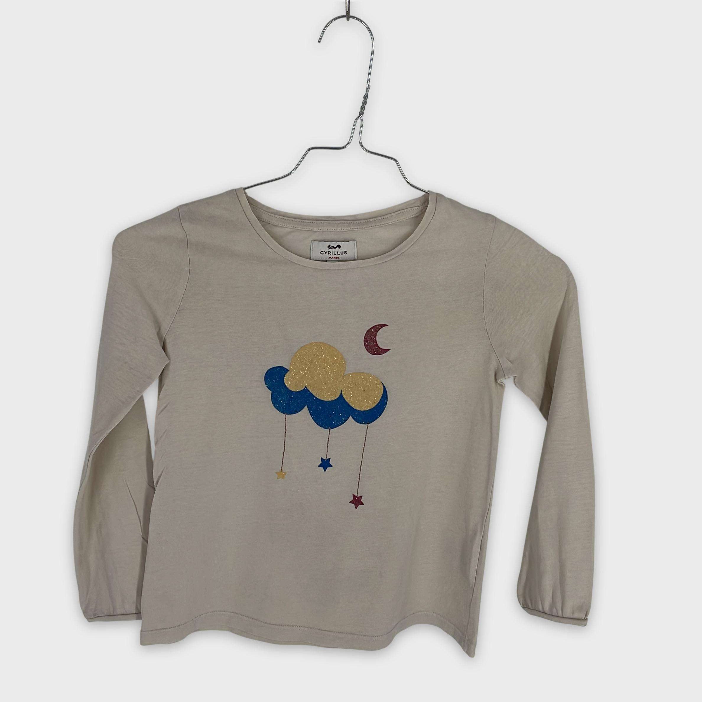 0-T-shirt manches longues Cyrillus 8 ans