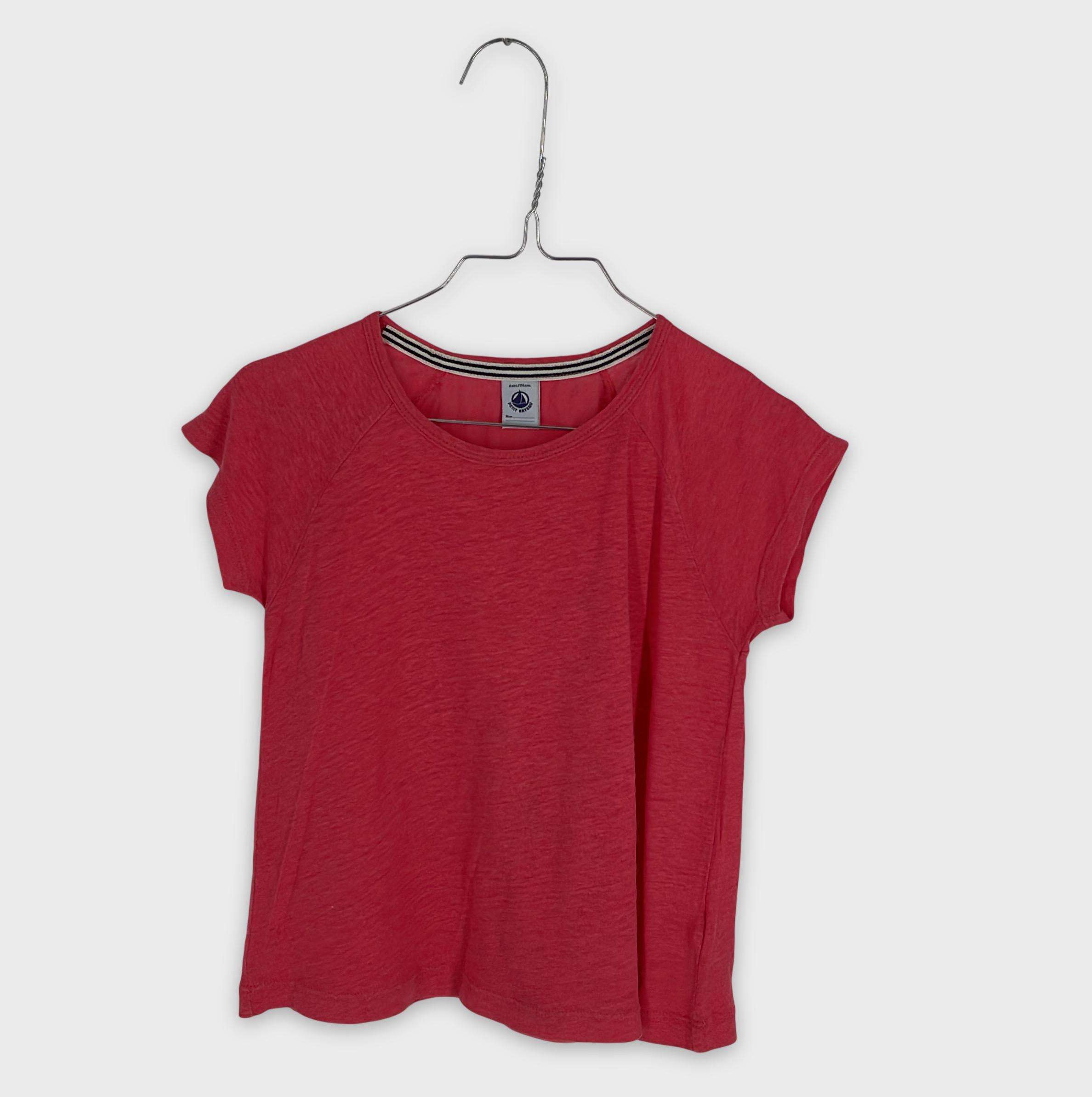 0-T-shirt manches courtes Petit Bateau 6 ans