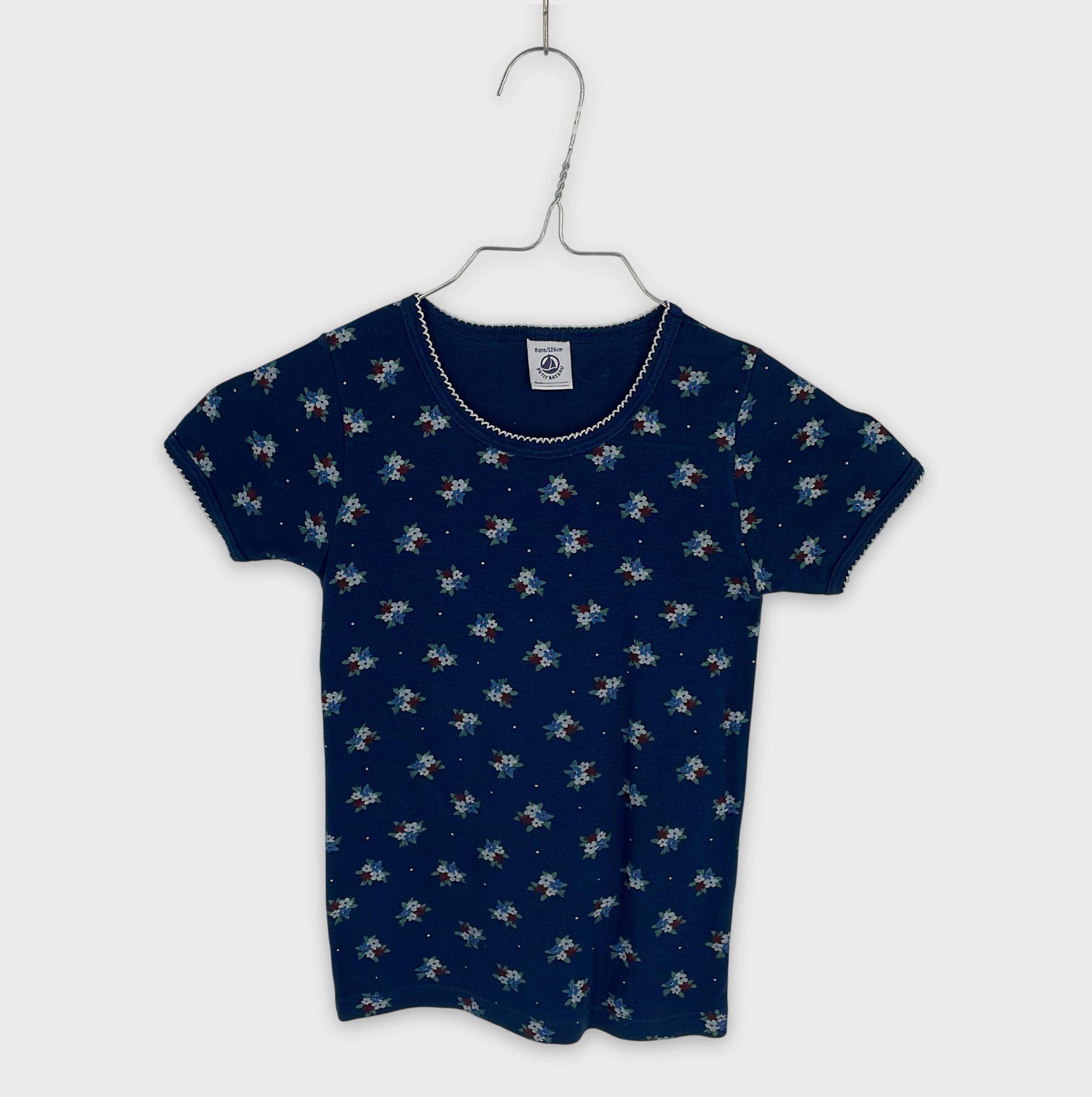 0-T-shirt manches courtes Petit Bateau 8 ans