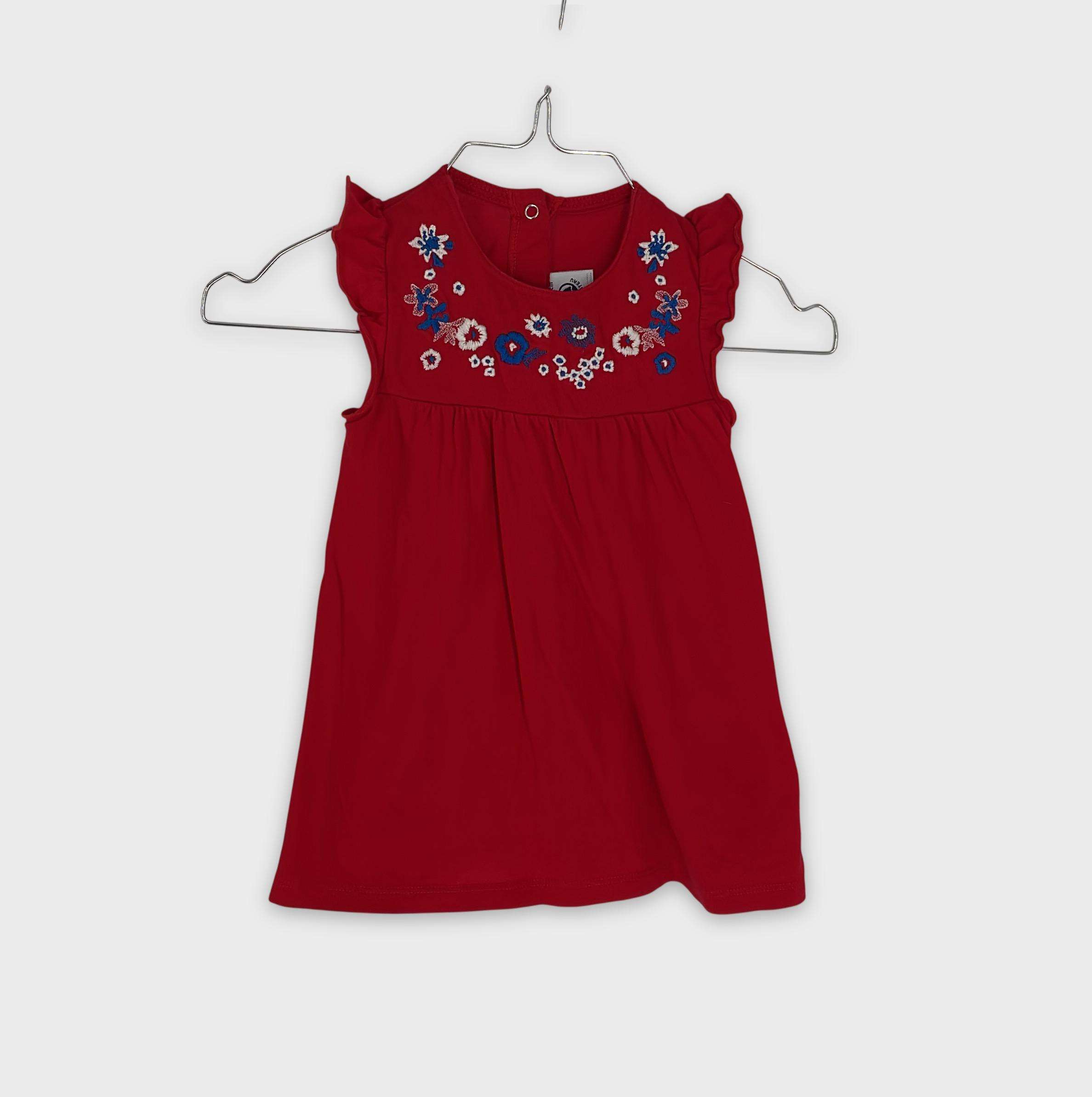0-Robe Petit Bateau 12 mois