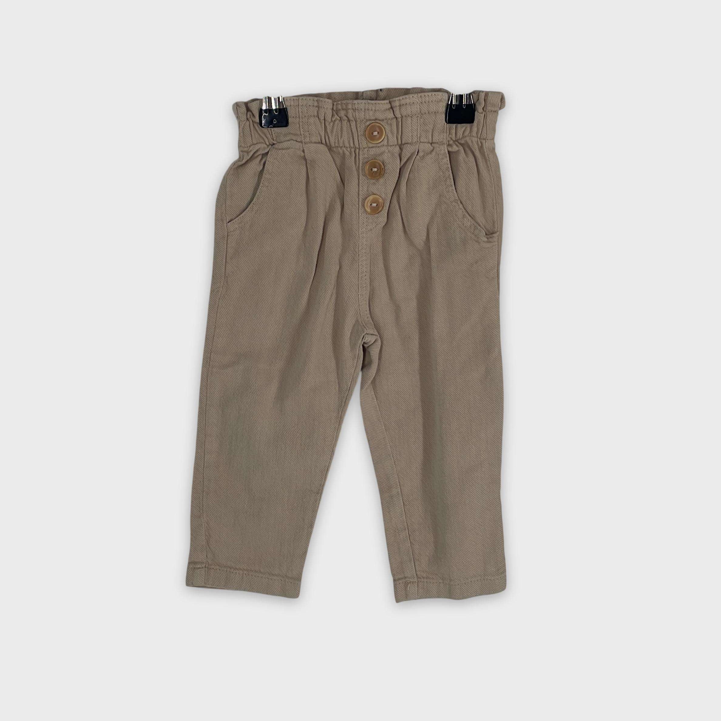 0-Pantalon Zara Baby 9-12 Mois