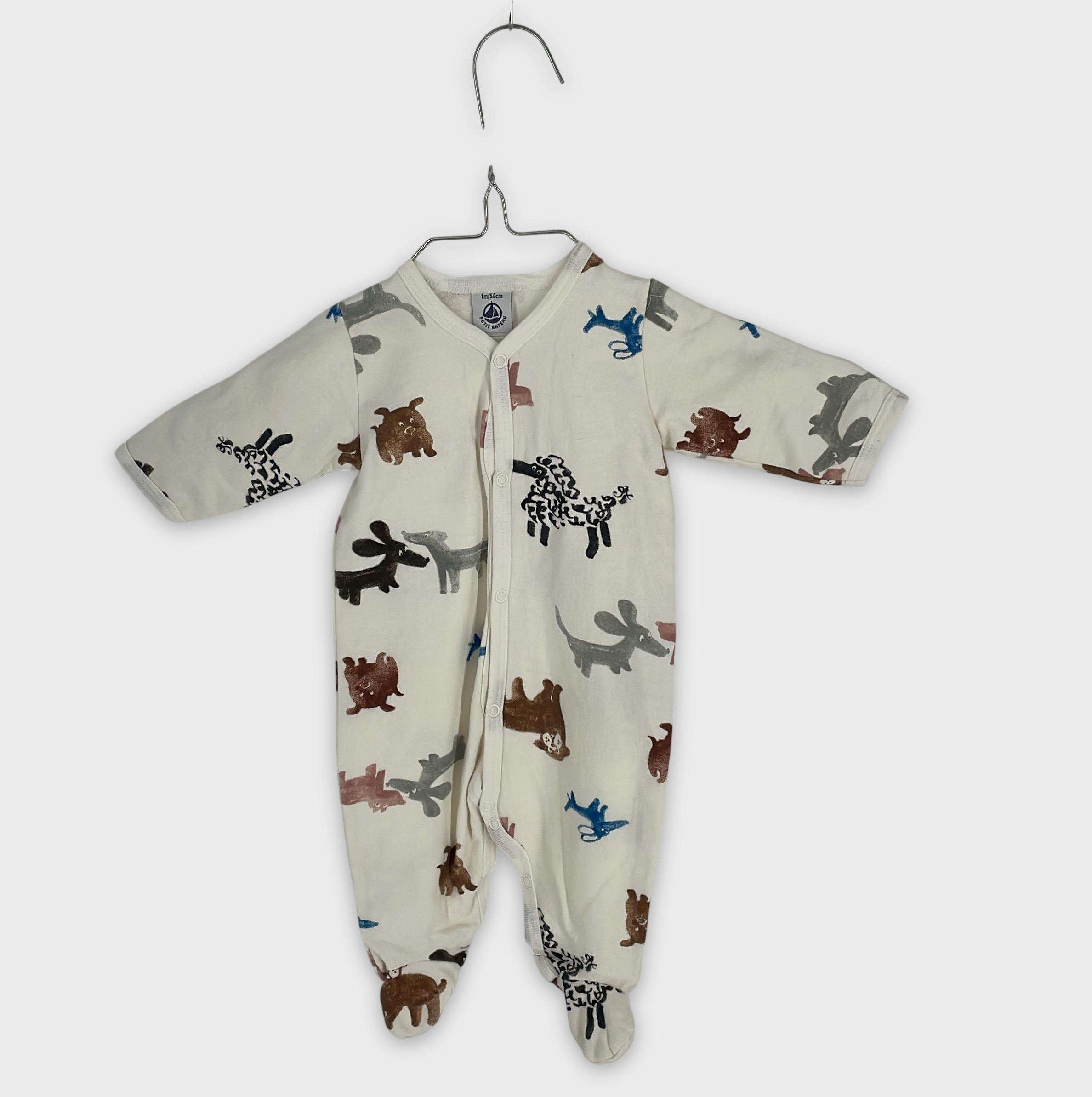 0-Pyjama long Petit Bateau 1 mois