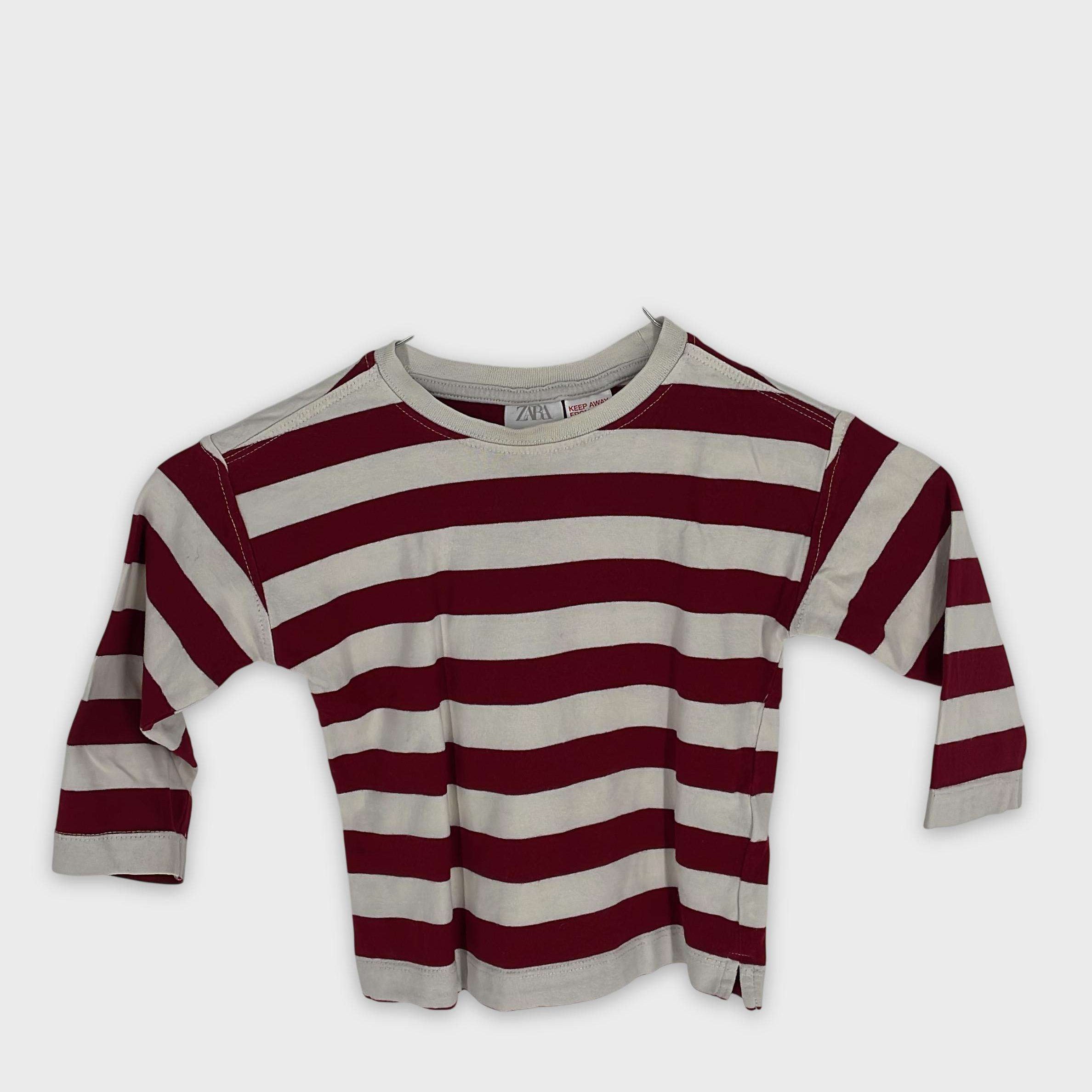 0-T-shirt manches longues Zara Baby 18 mois