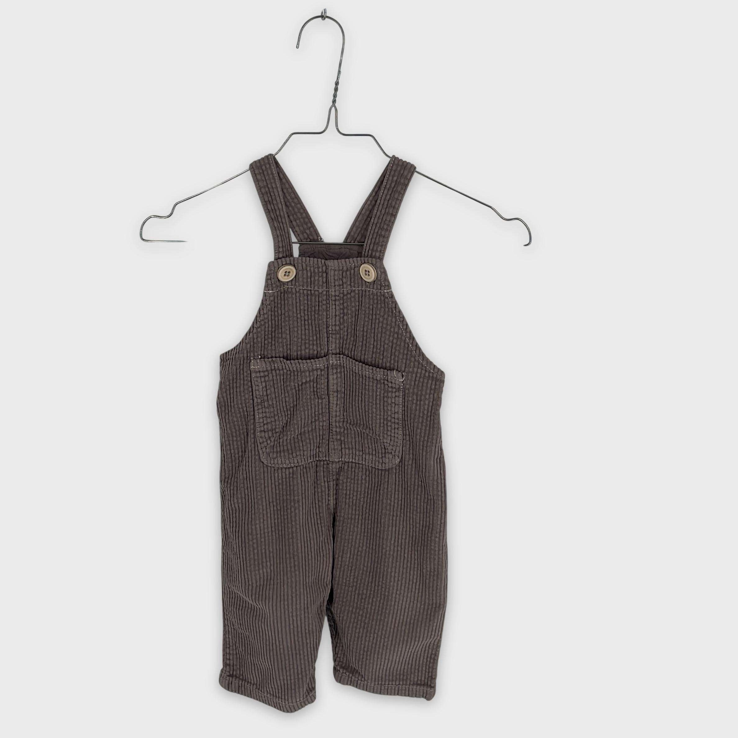 0-Salopette (courte) Zara Baby 12-18 Mois