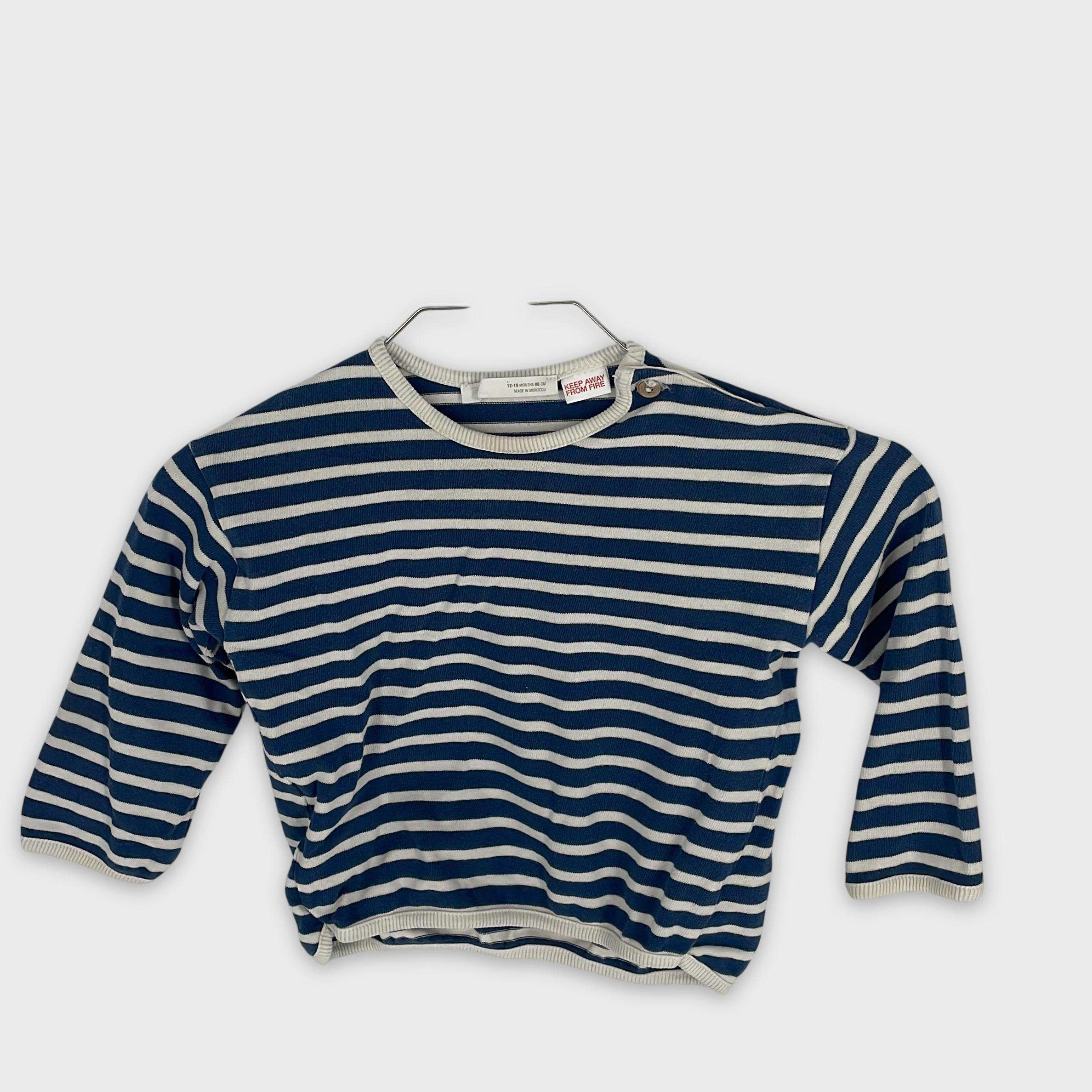 0-T-shirt manches longues Zara Baby 12-18 Mois